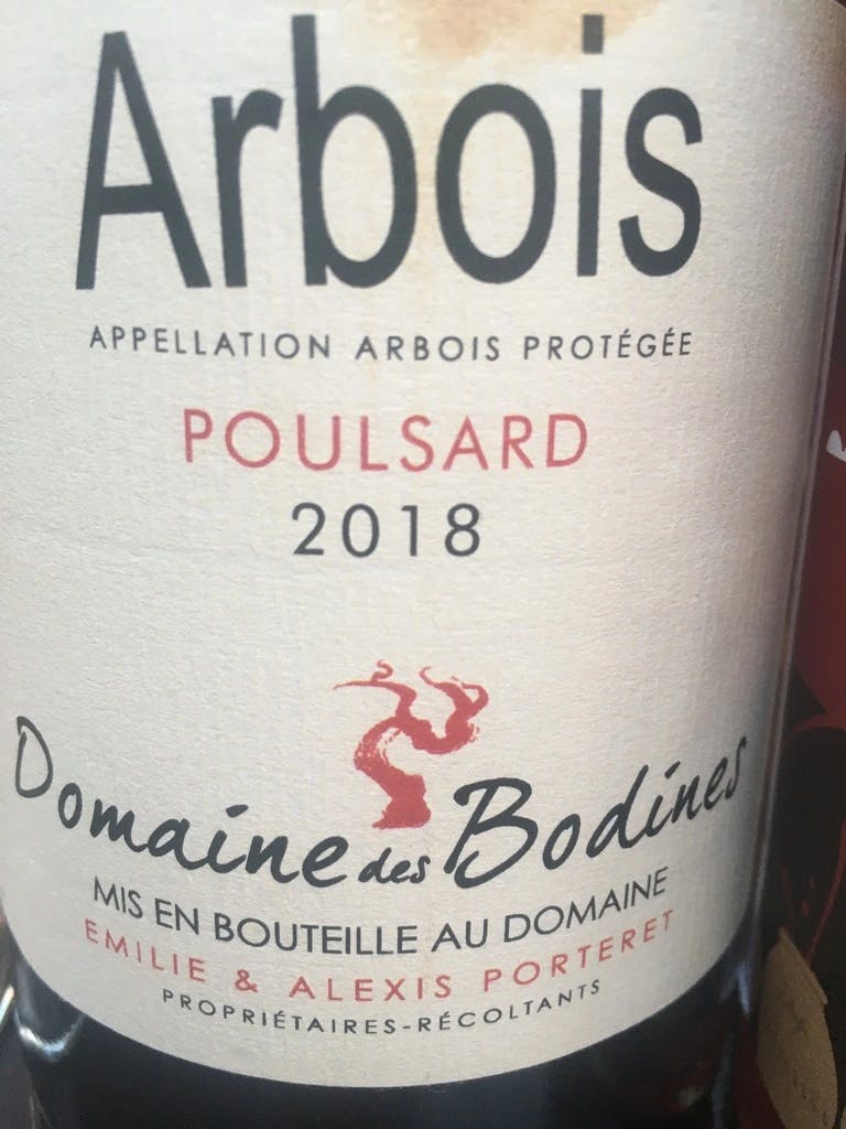 Domaine des Bodines Arbois Poulsard 2018