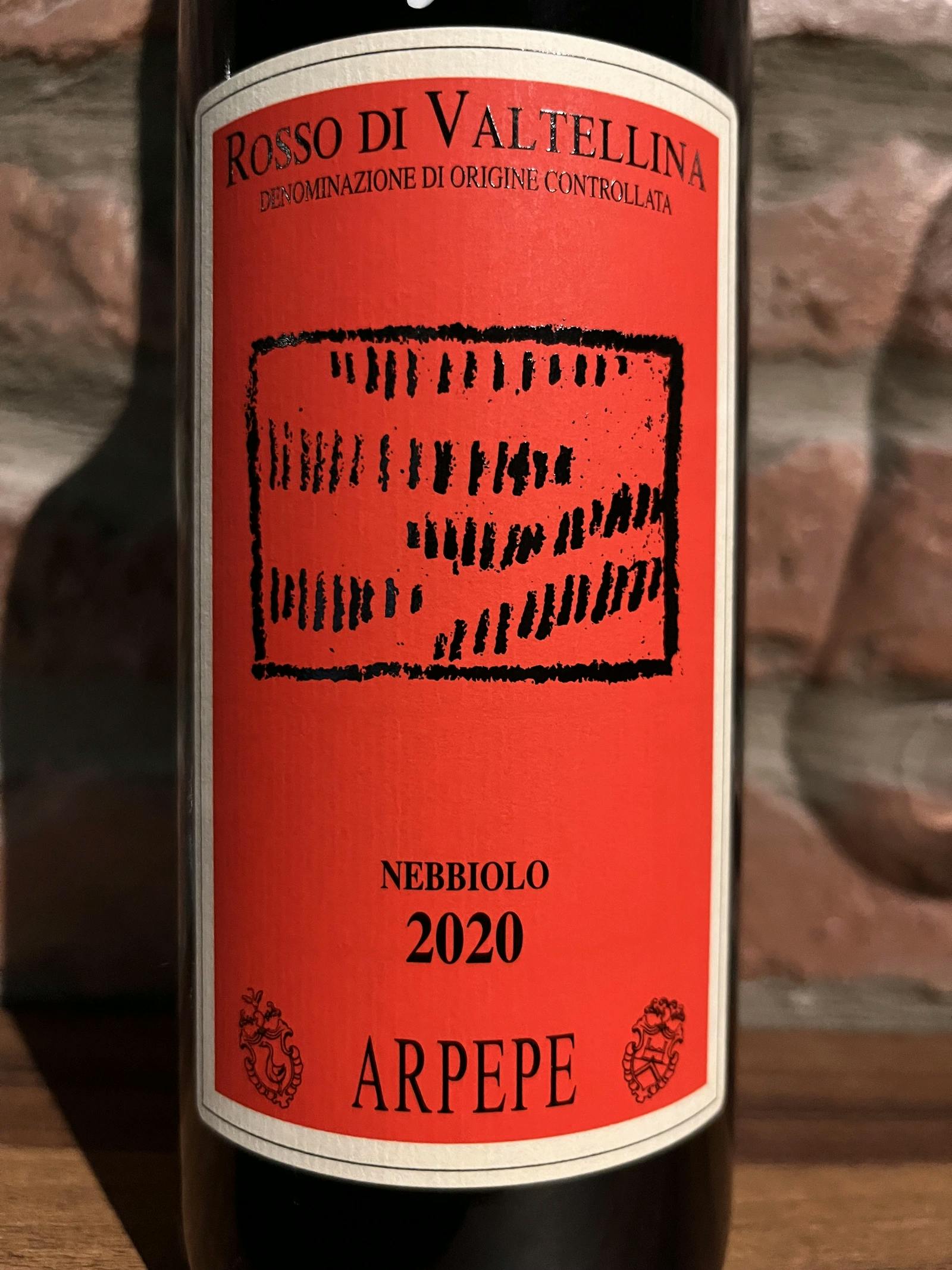 Arpepe Rosso di Valtellina Nebbiolo 2020