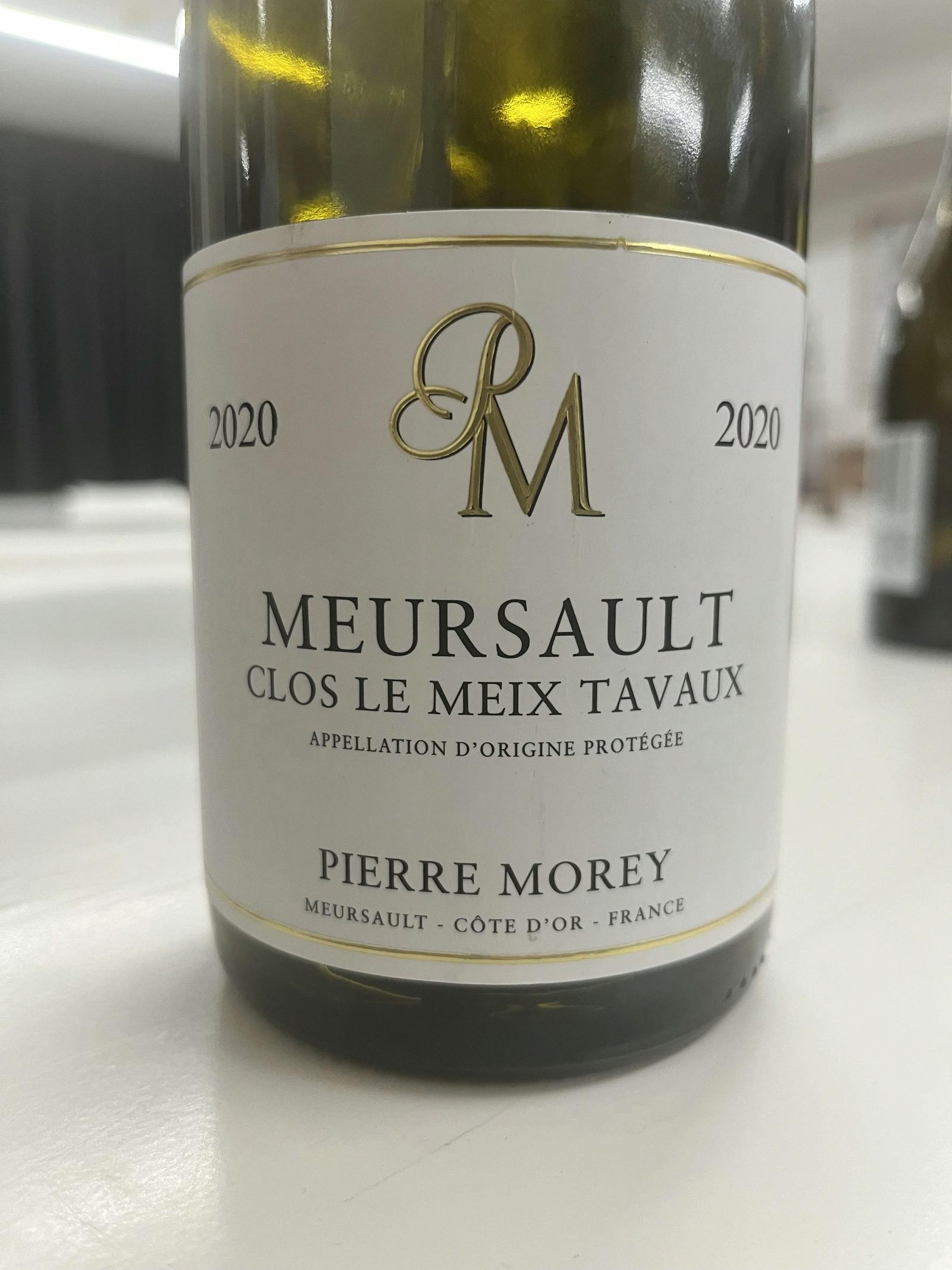 Pierre Morey Meursault Clos le Meix Tavaux 2020