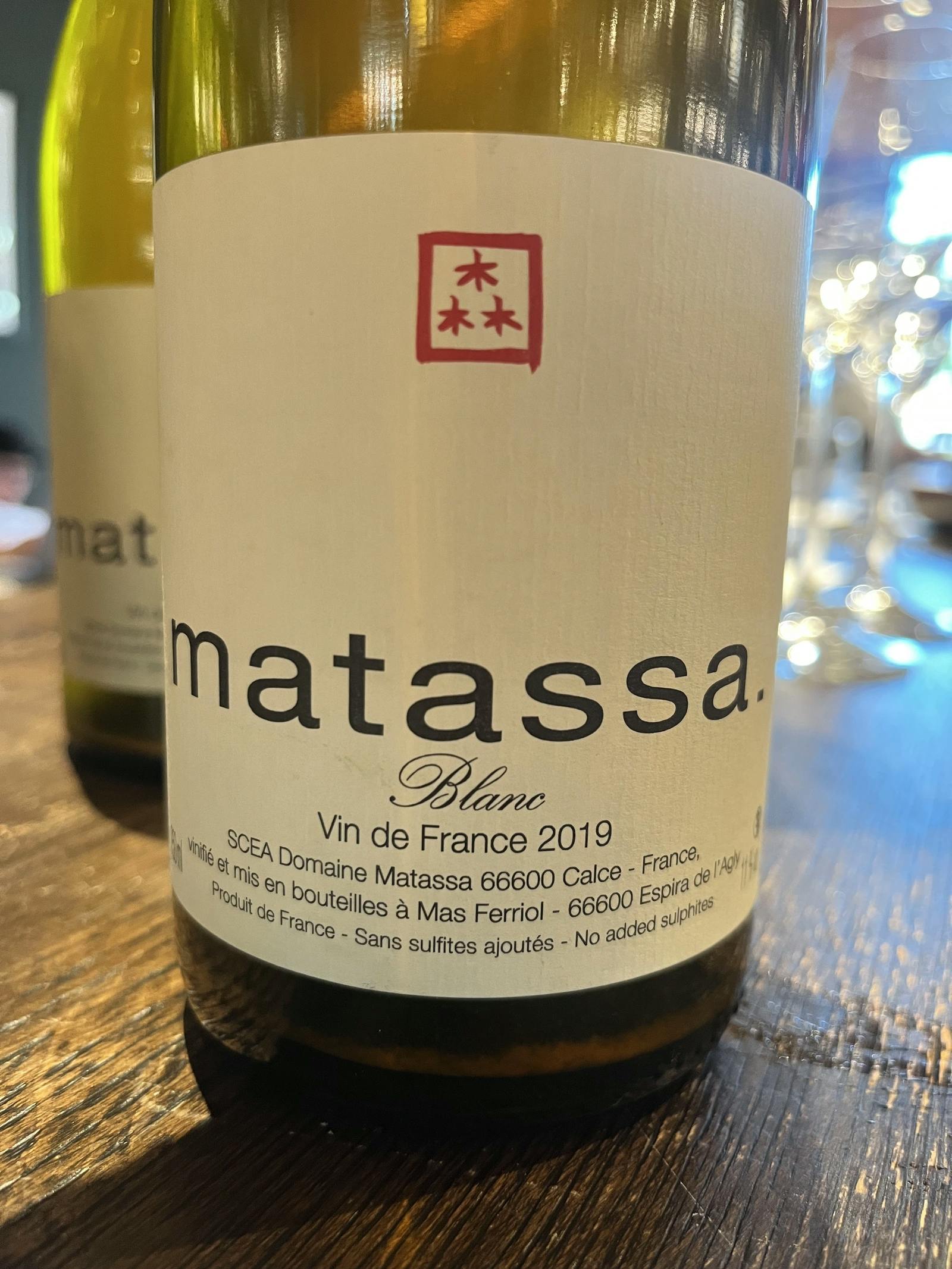 Matassa Blanc 2019
