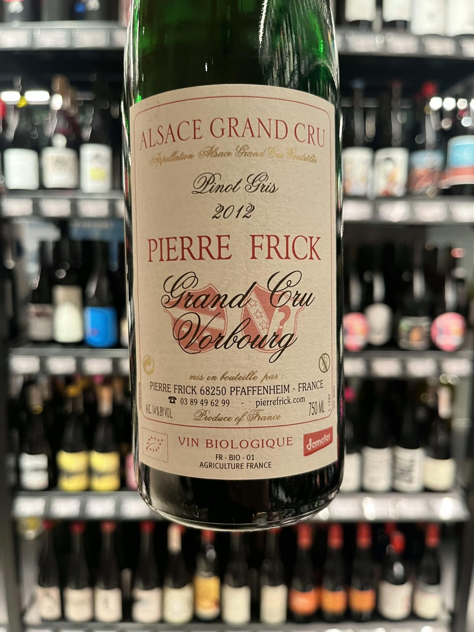 Pierre Frick Grand Cru Vorbourg Pinot Gris 2012
