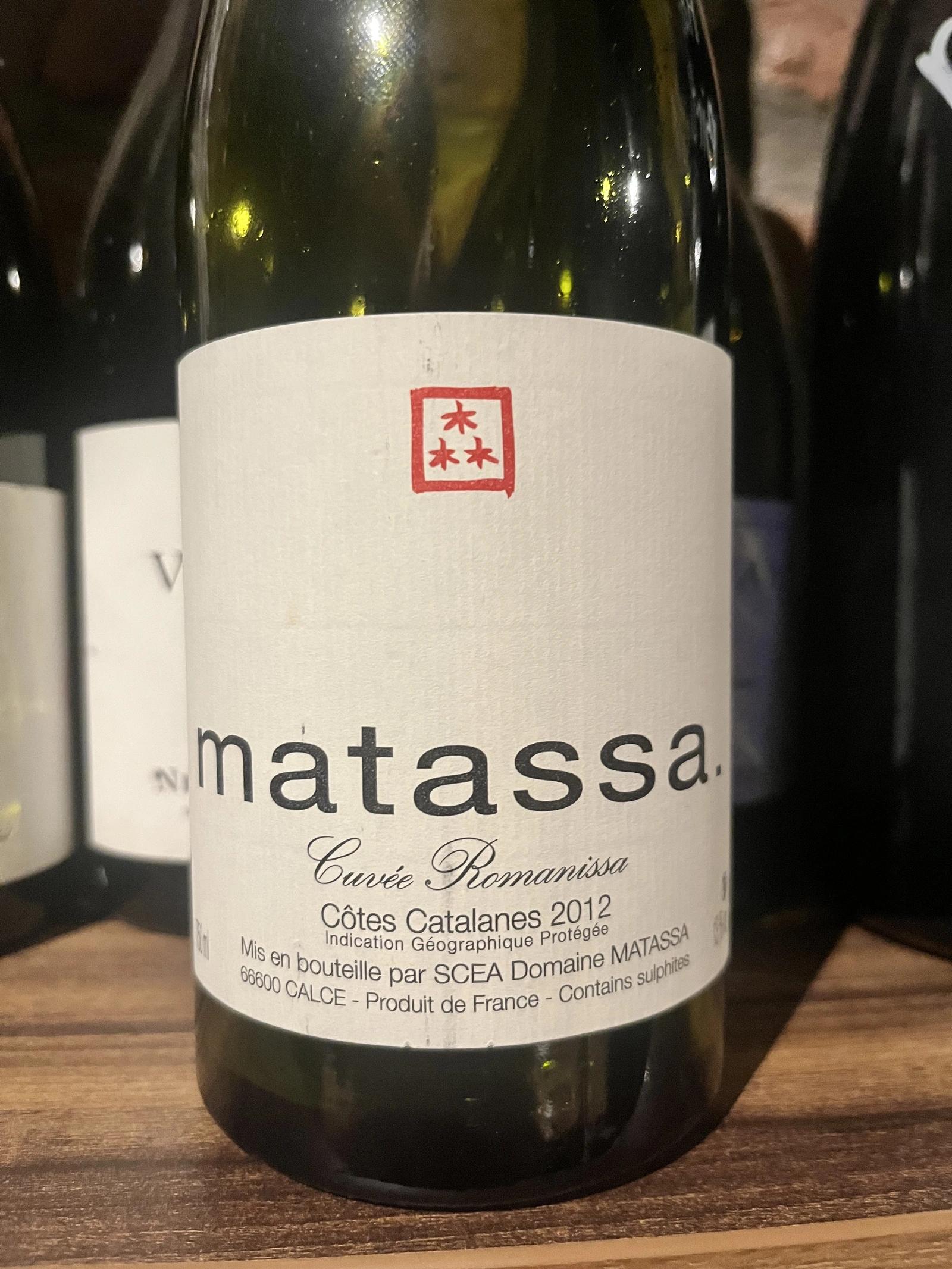 Matassa Cuvée Romanissa 2012