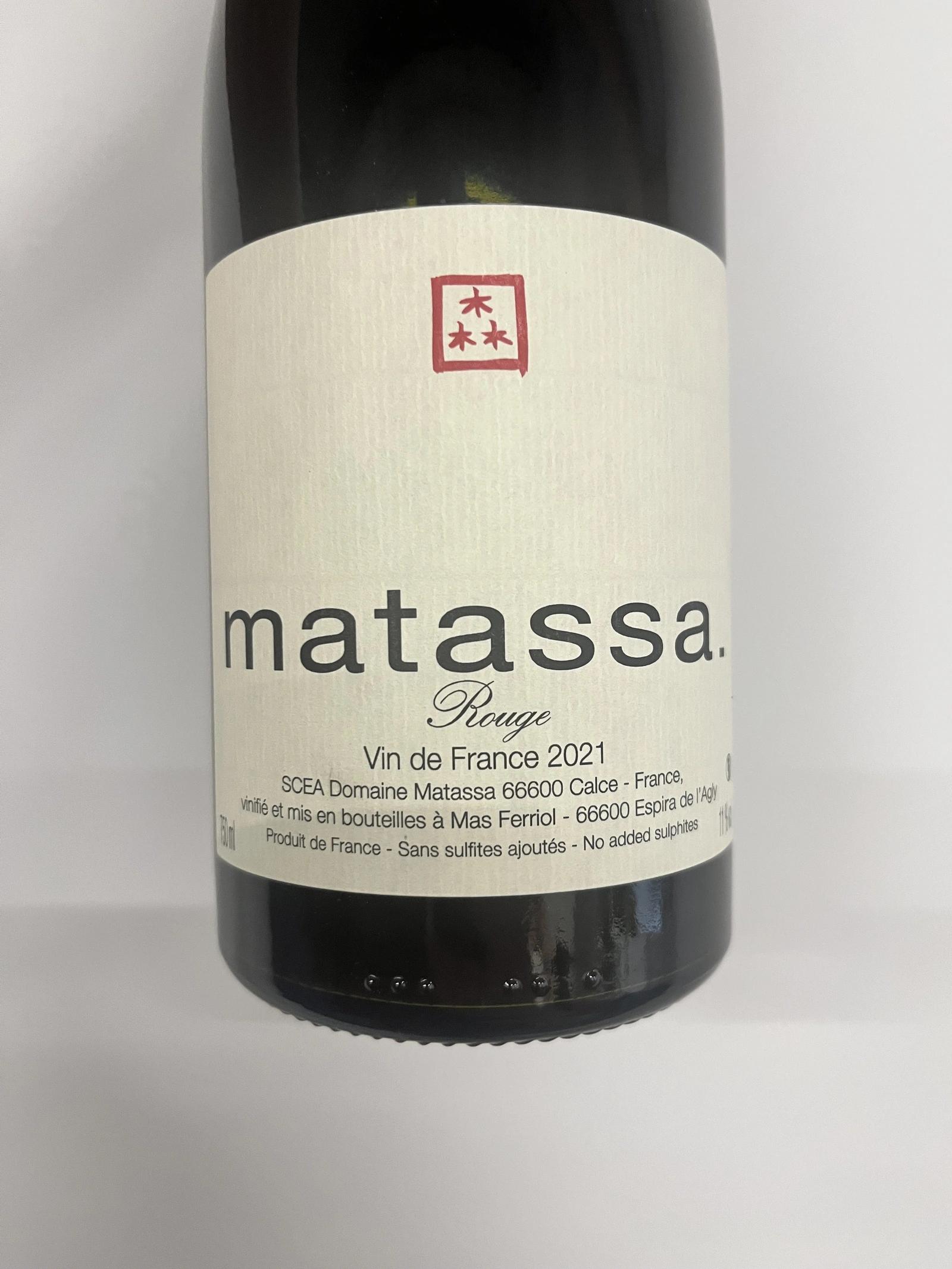 Matassa Rouge 2021