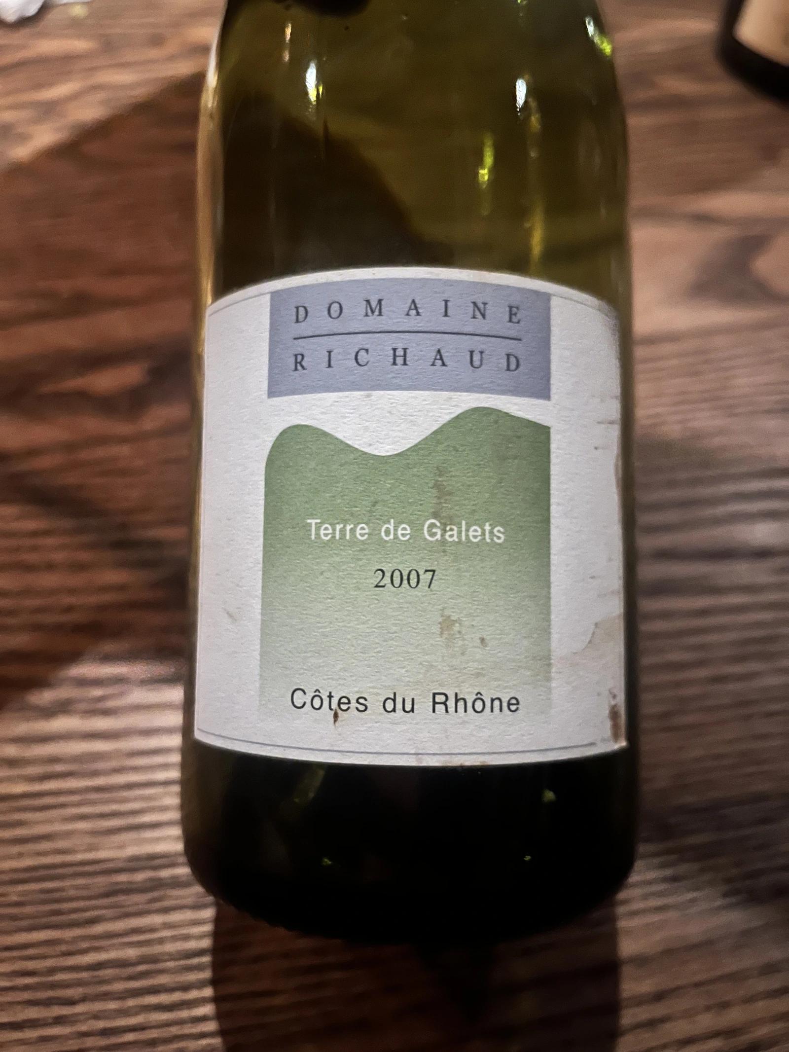 Domaine Richaud Terre de Galets 2007