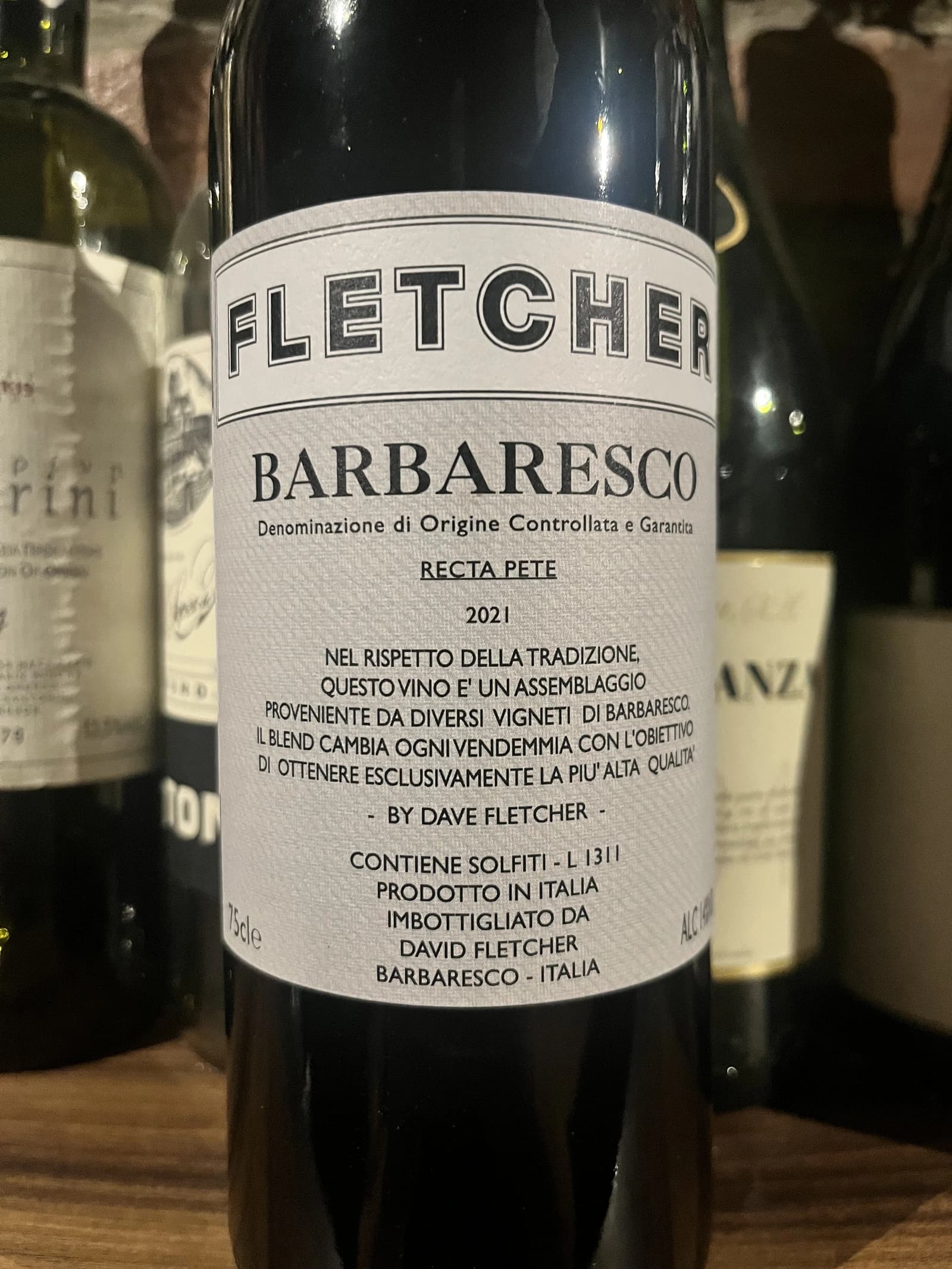 David Fletcher Barbaresco Recta Pete 2021