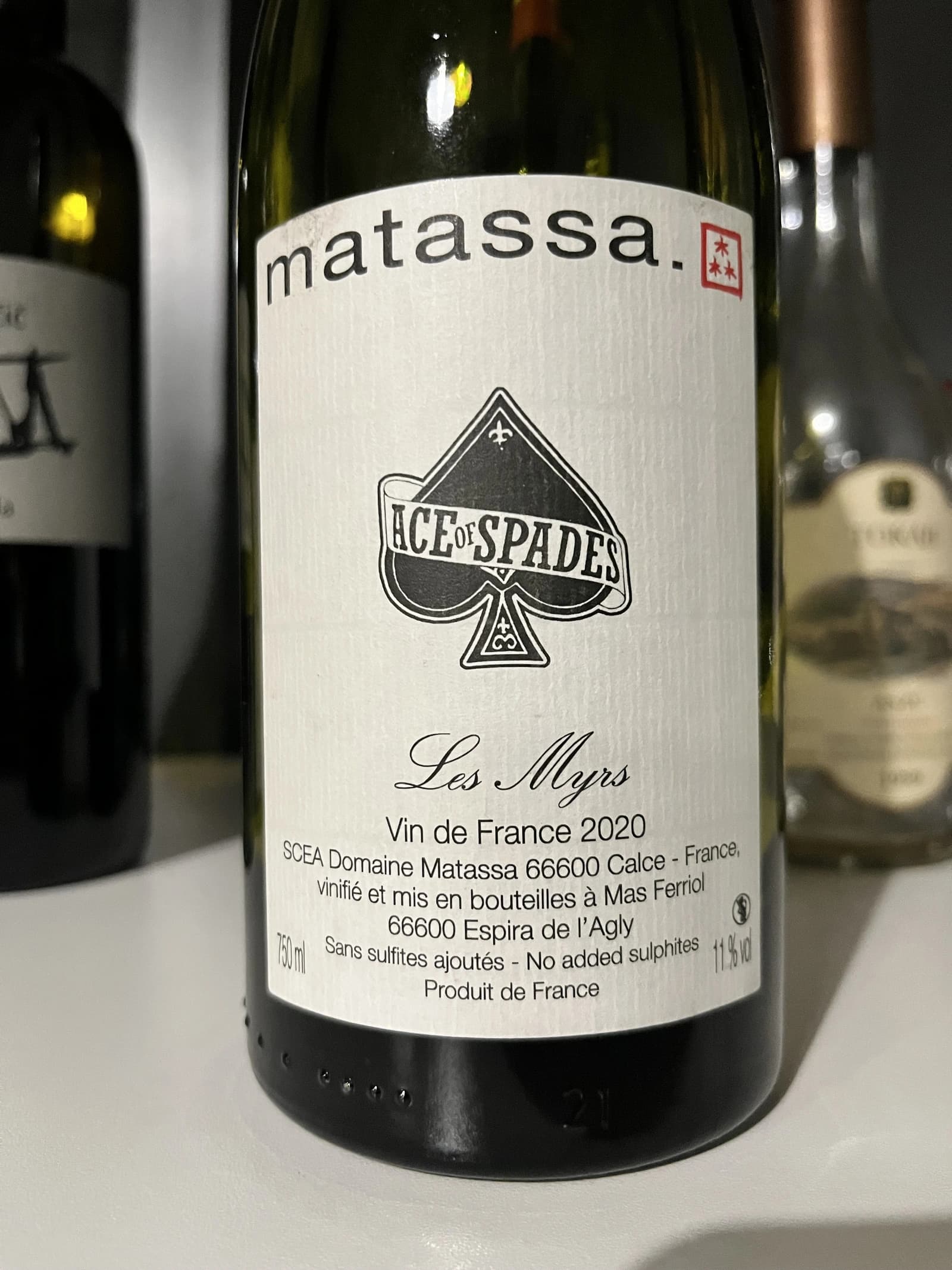 Matassa Ace of Spades Les Myrs 2020