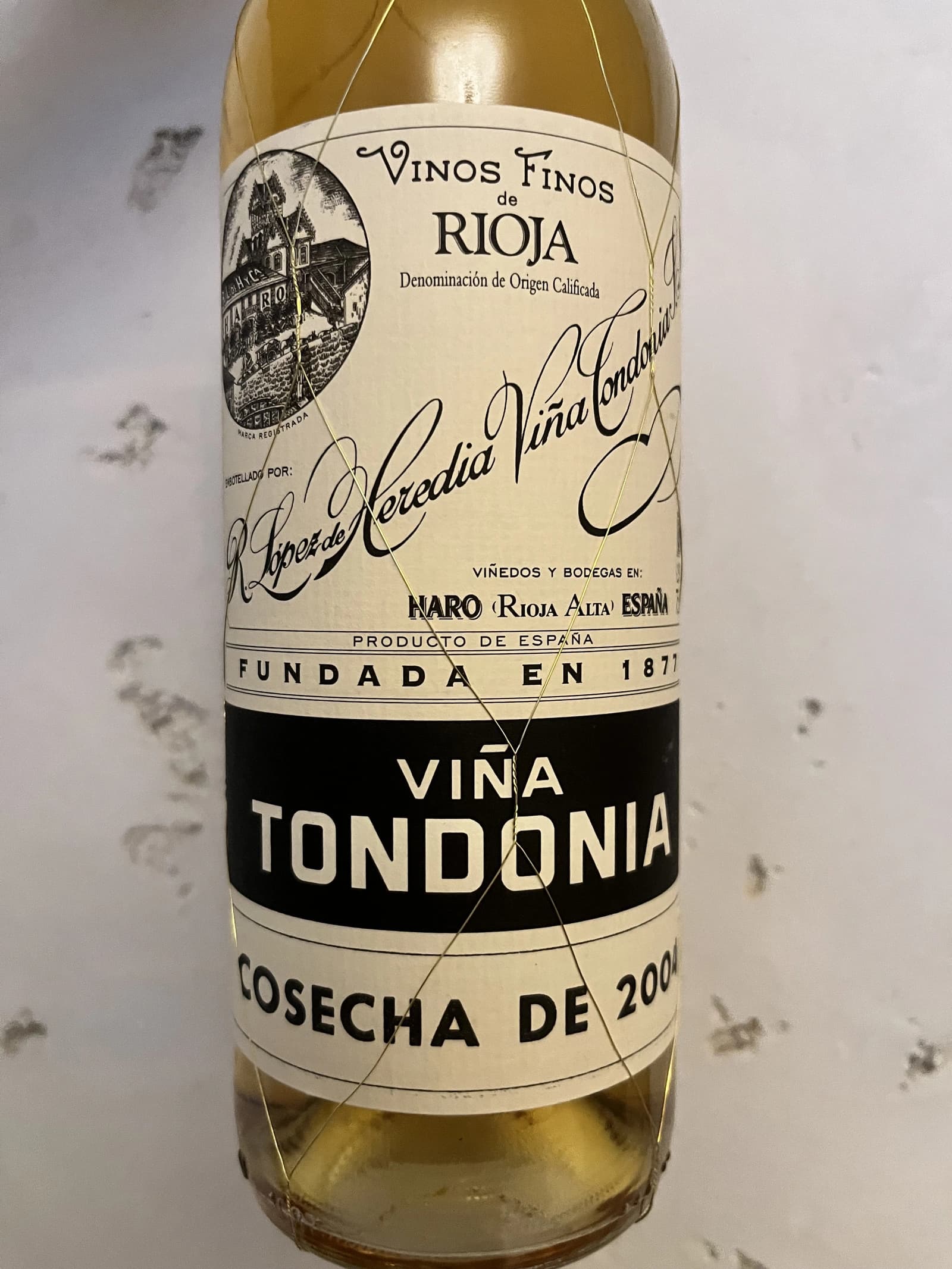 R. López de Heredia Viña Tondonia Blanco Gran Reserva 2004