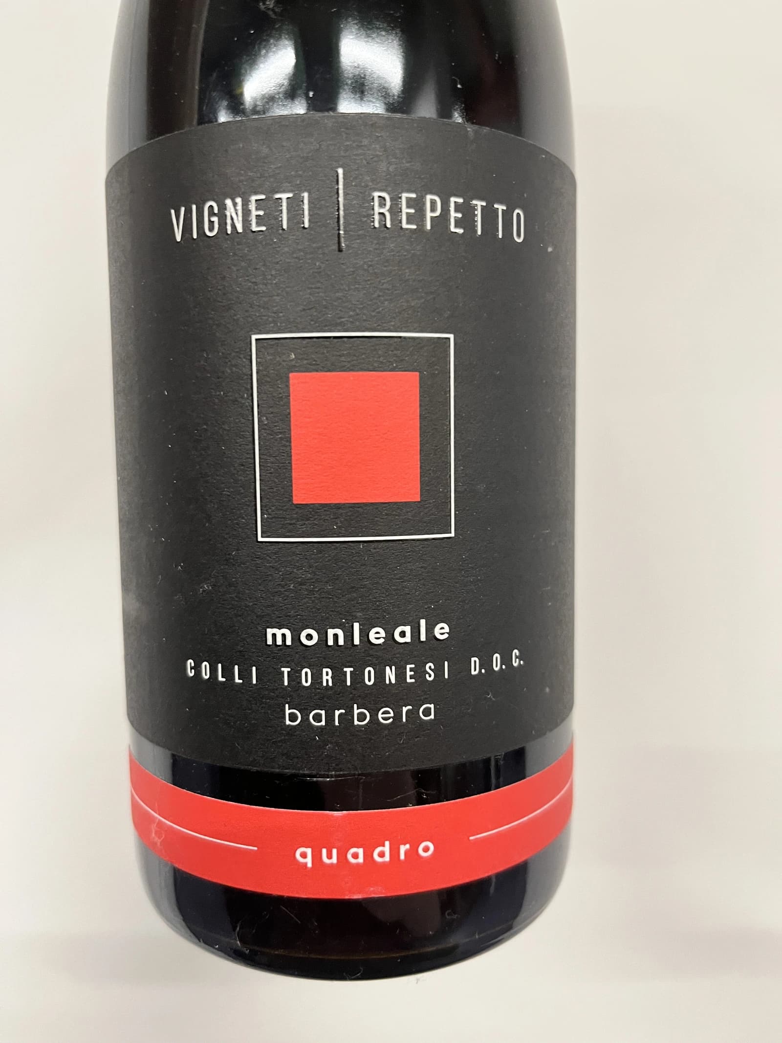 Repetto Barbera Quadro Colli Tortonesi Monleale 2018