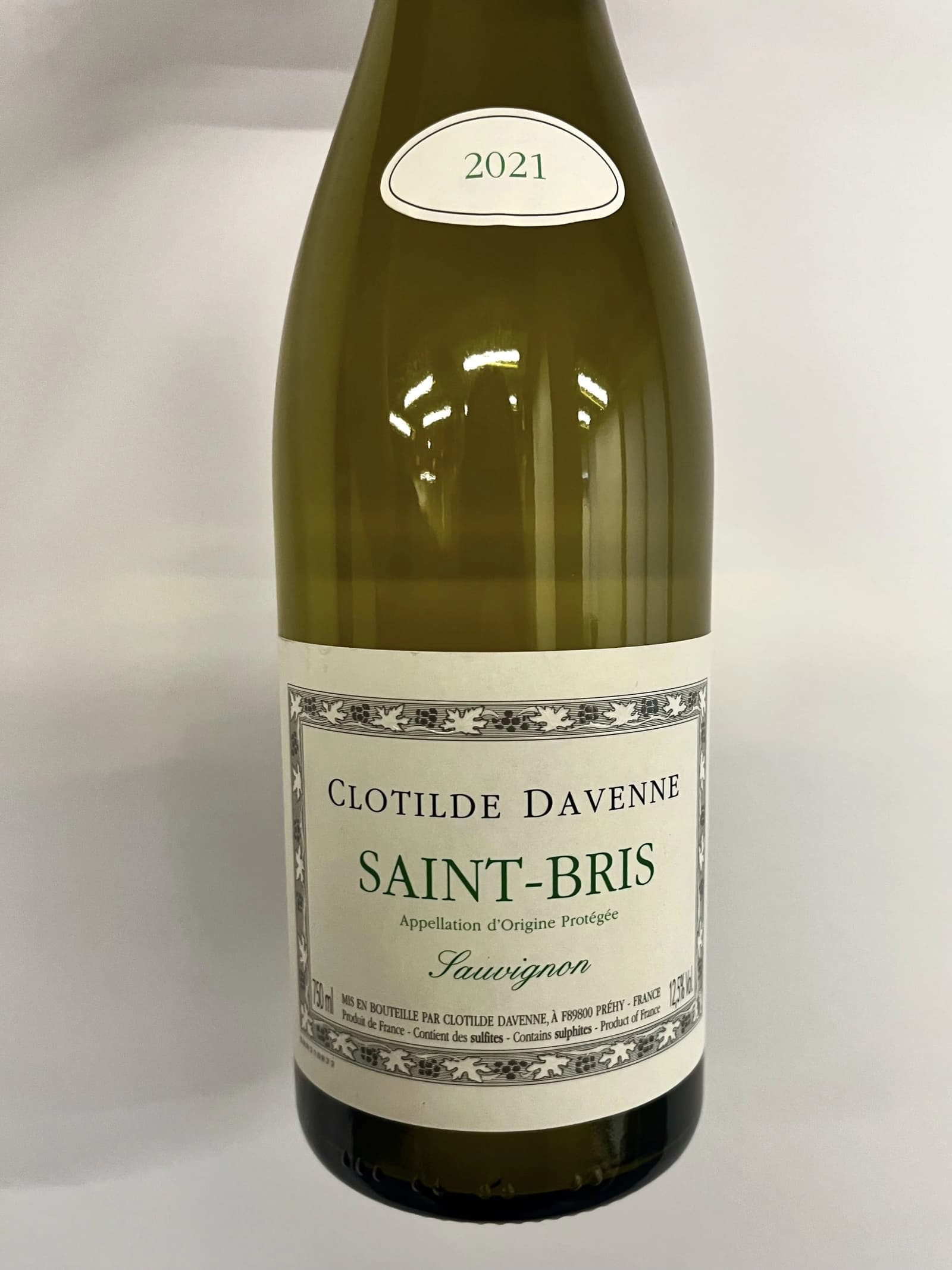 Clotilde Davenne Saint-Bris Sauvignon 2021