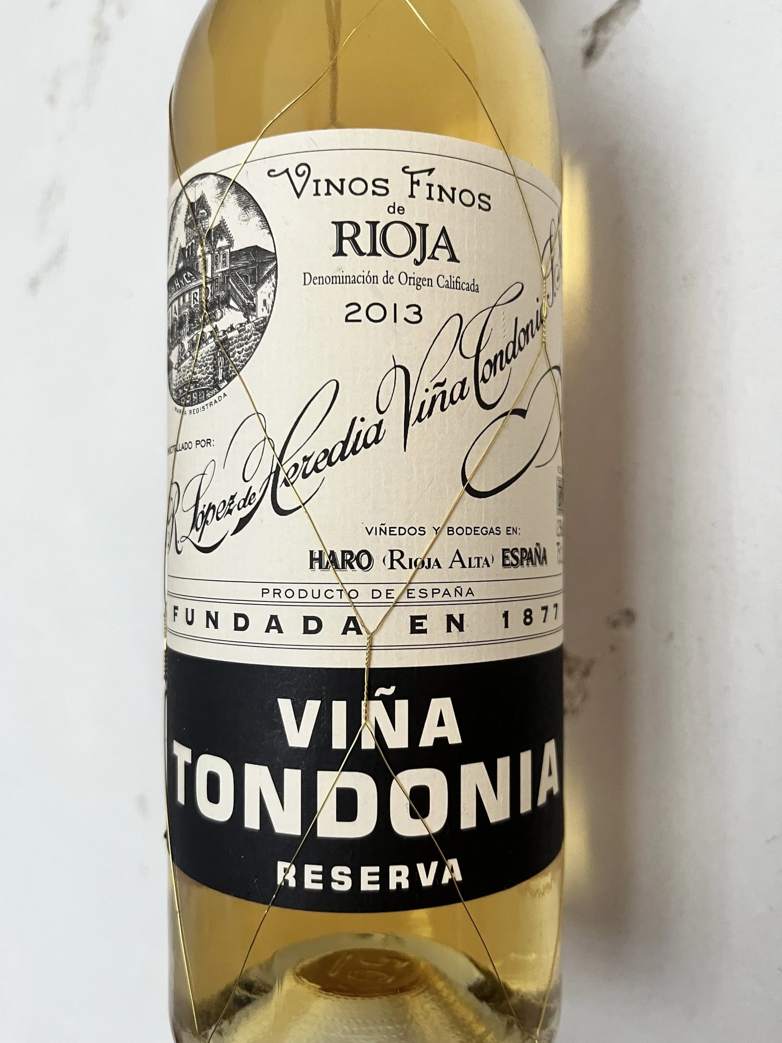 R. López de Heredia Viña Tondonia Blanco Reserva 2013