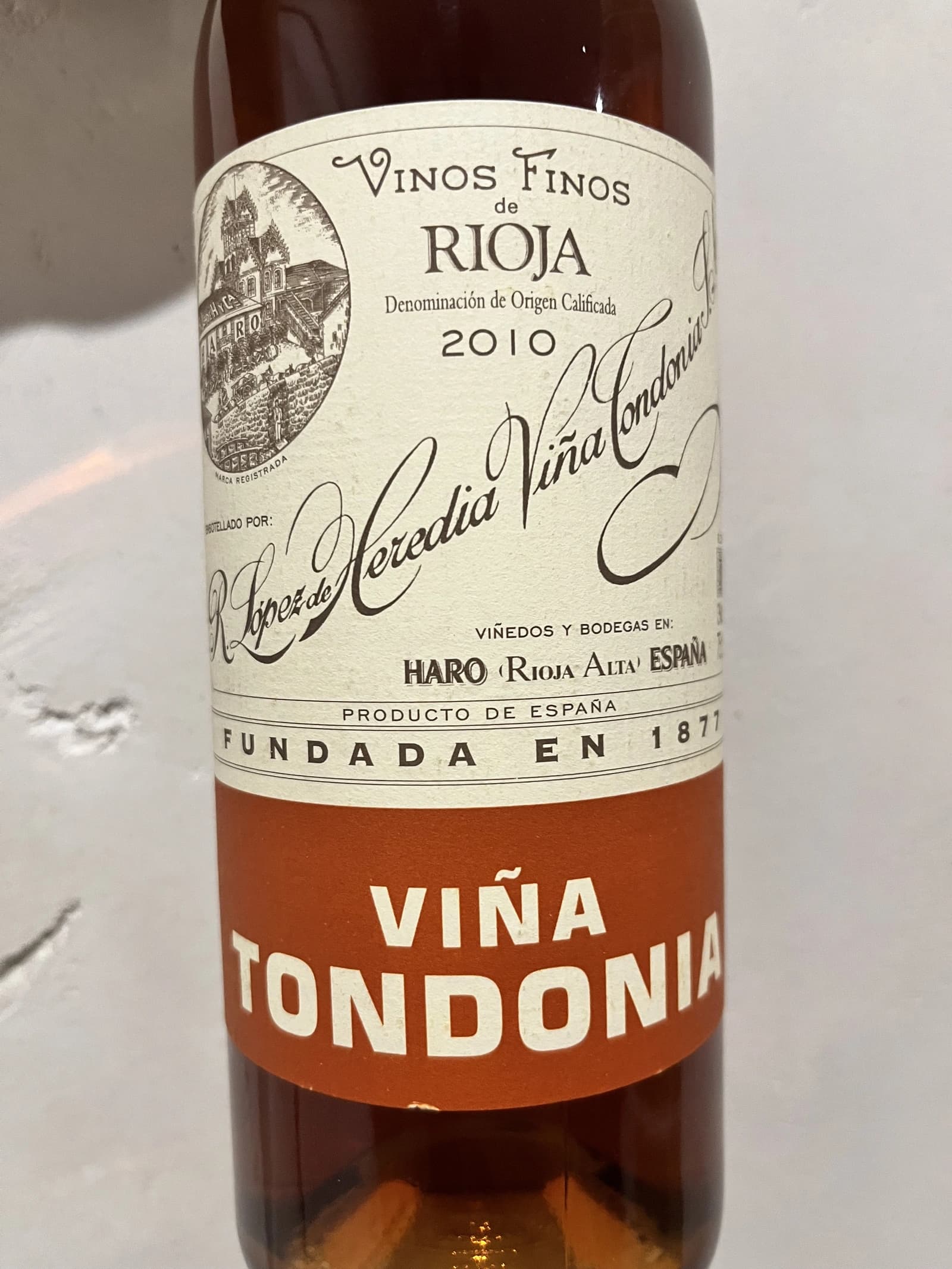 R. López de Heredia Viña Tondonia Rosado Gran Reserva 2010