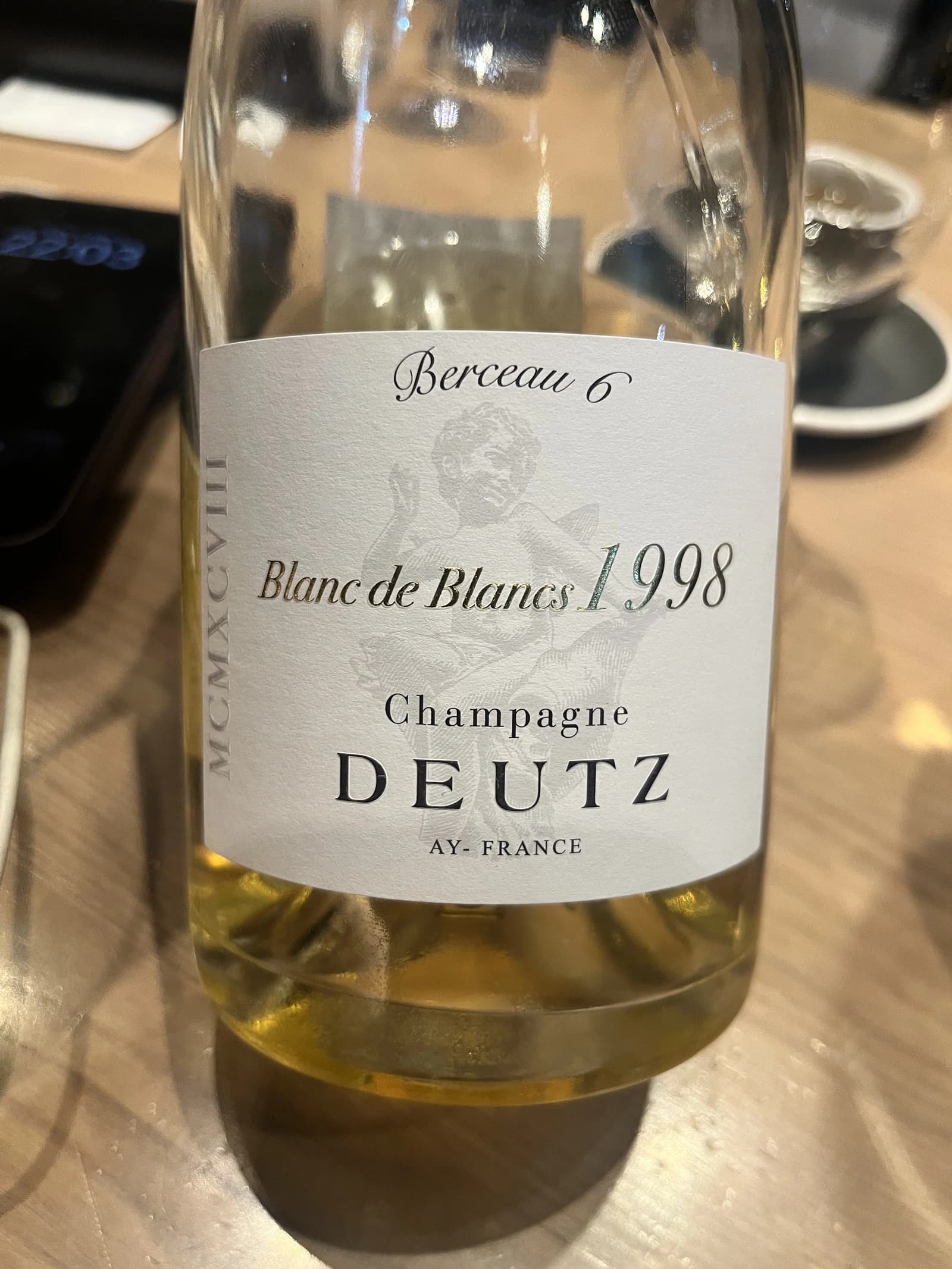 Deutz Blanc de Blancs Berceau 6 1998