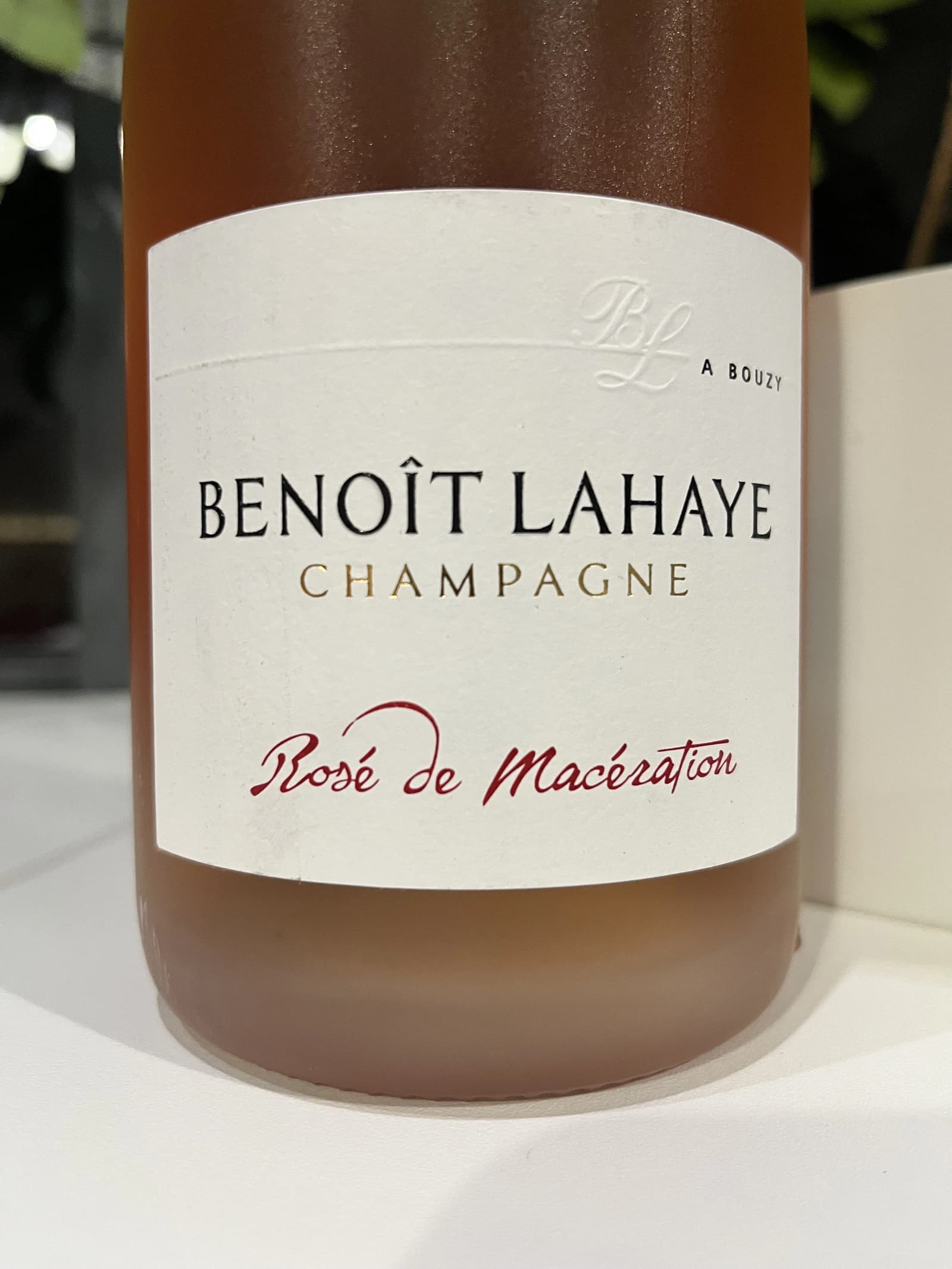 Benoît Lahaye Rosé de Macération a Bouzy (d2023) NV