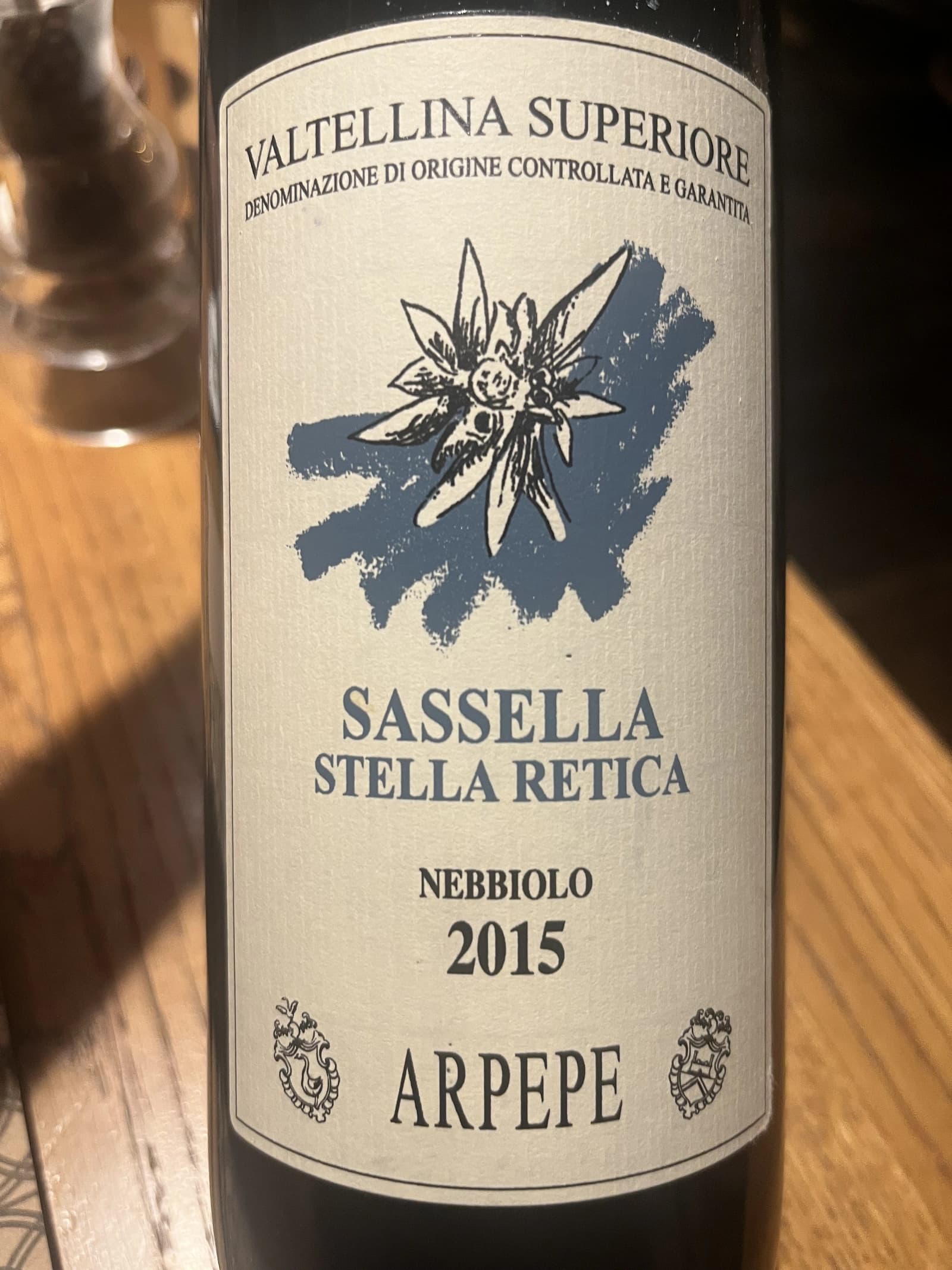 Arpepe Sassella Stella Retica 2015