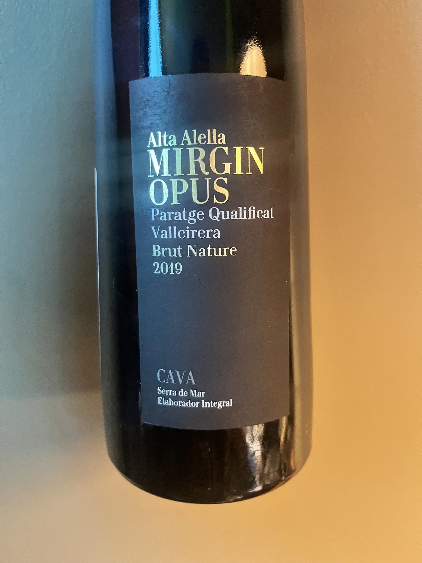 Alta Alella Mirgin Opus Paratge Qualificat Vallcirera 2019