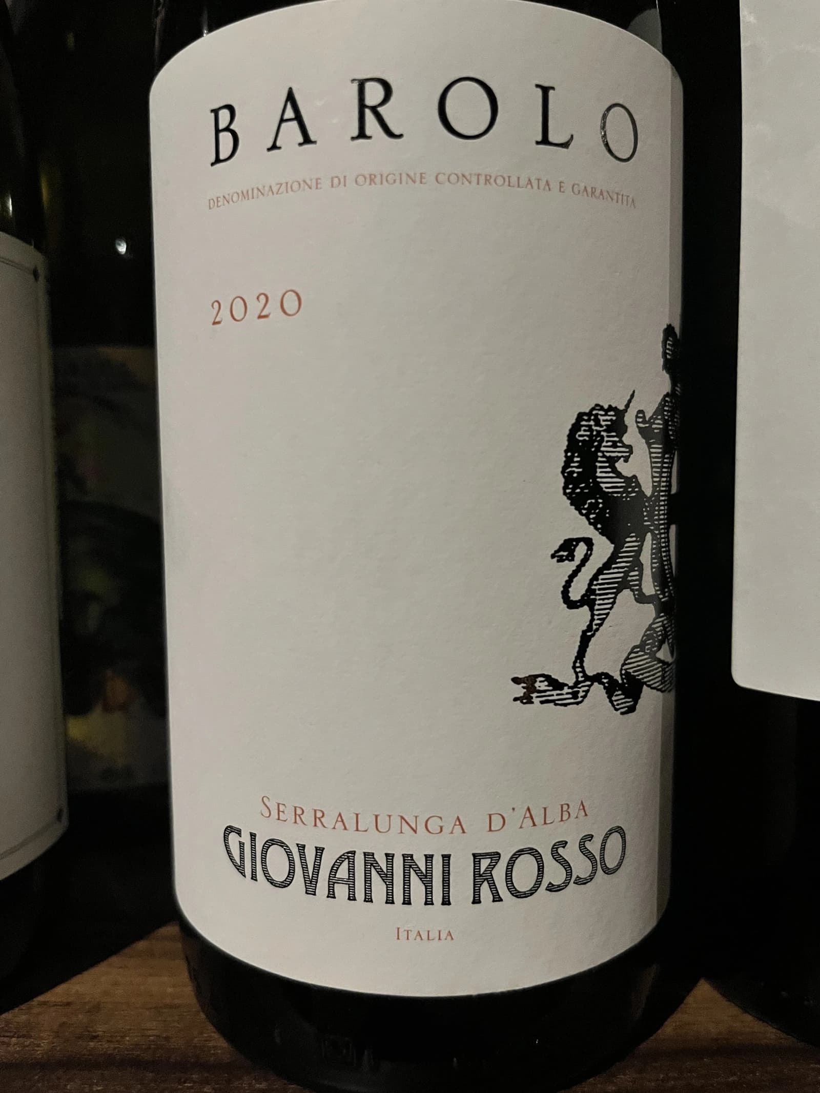 Giovanni Rosso Barolo Serralunga d'Alba 2020