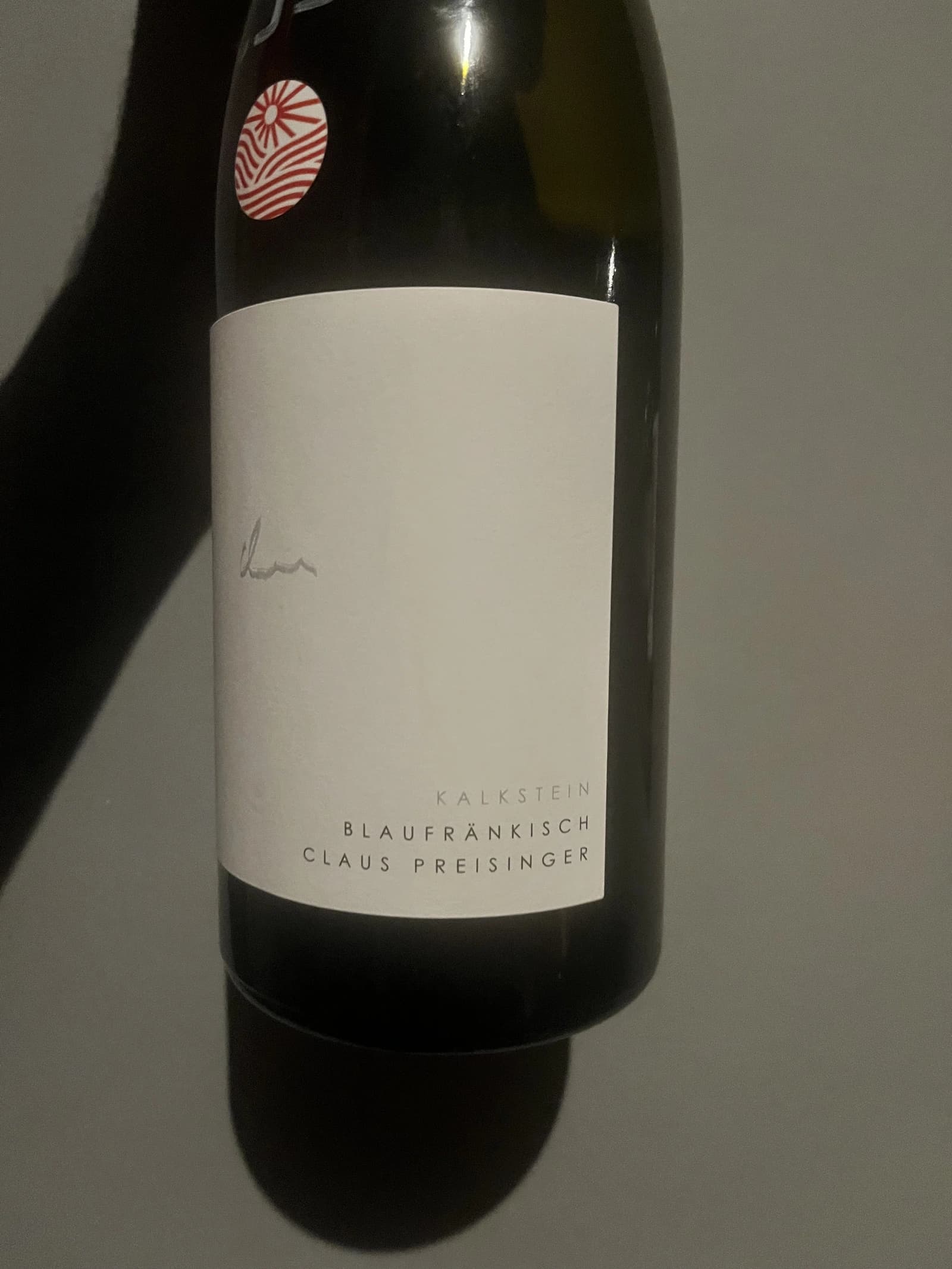 Claus Preisinger Blaufrankisch Kalkstein 2023