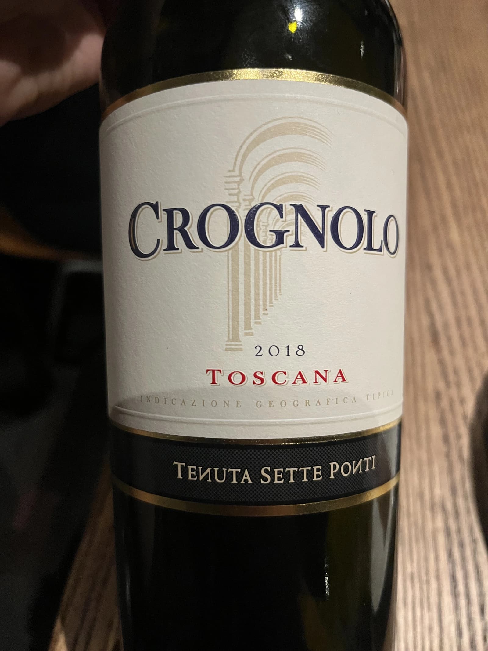 Tenuta Sette Ponti Crognolo Toscana 2018