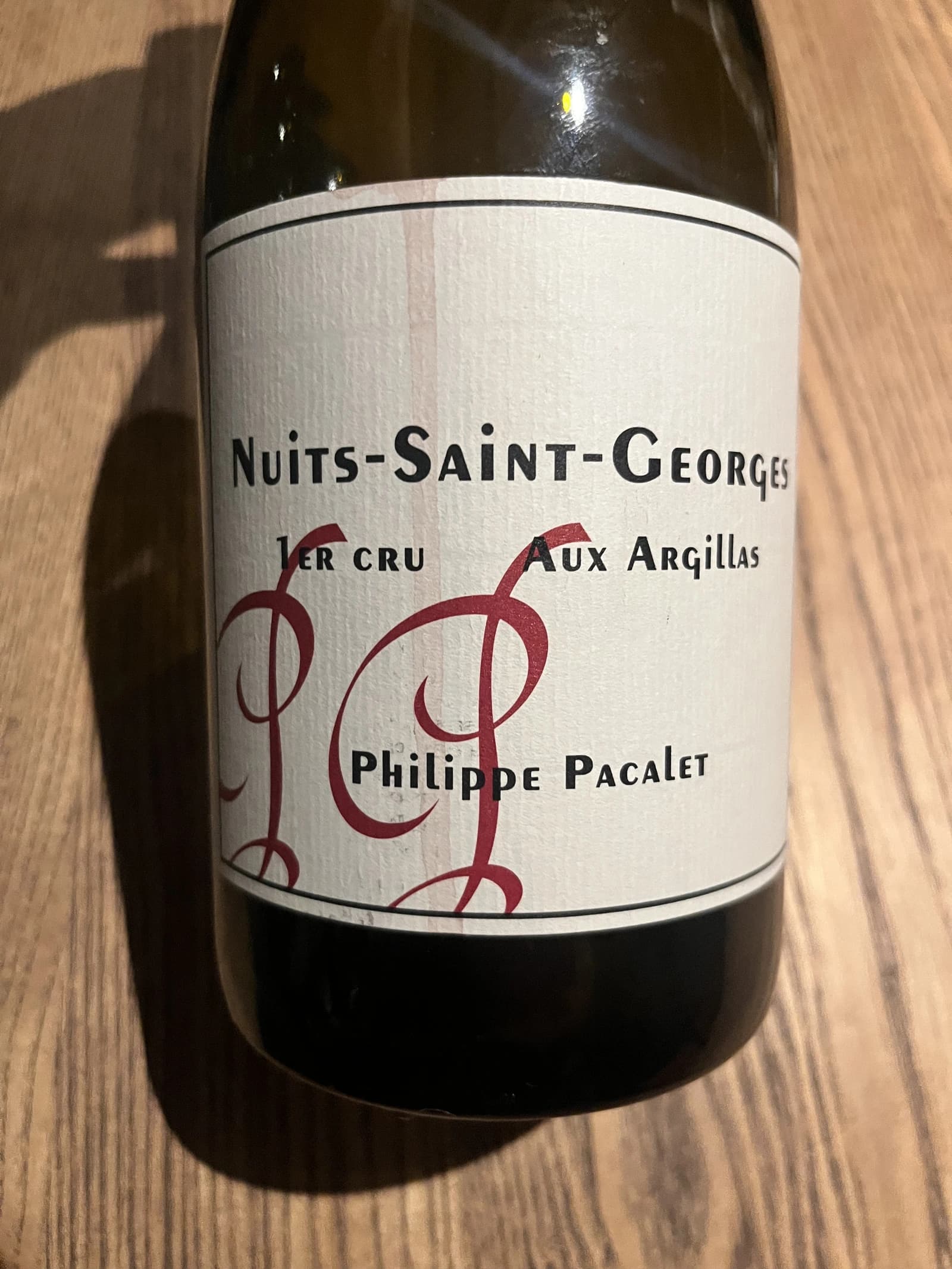 Philippe Pacalet Nuits-Saint-Georges 1er Cru Aux Argillas 2015