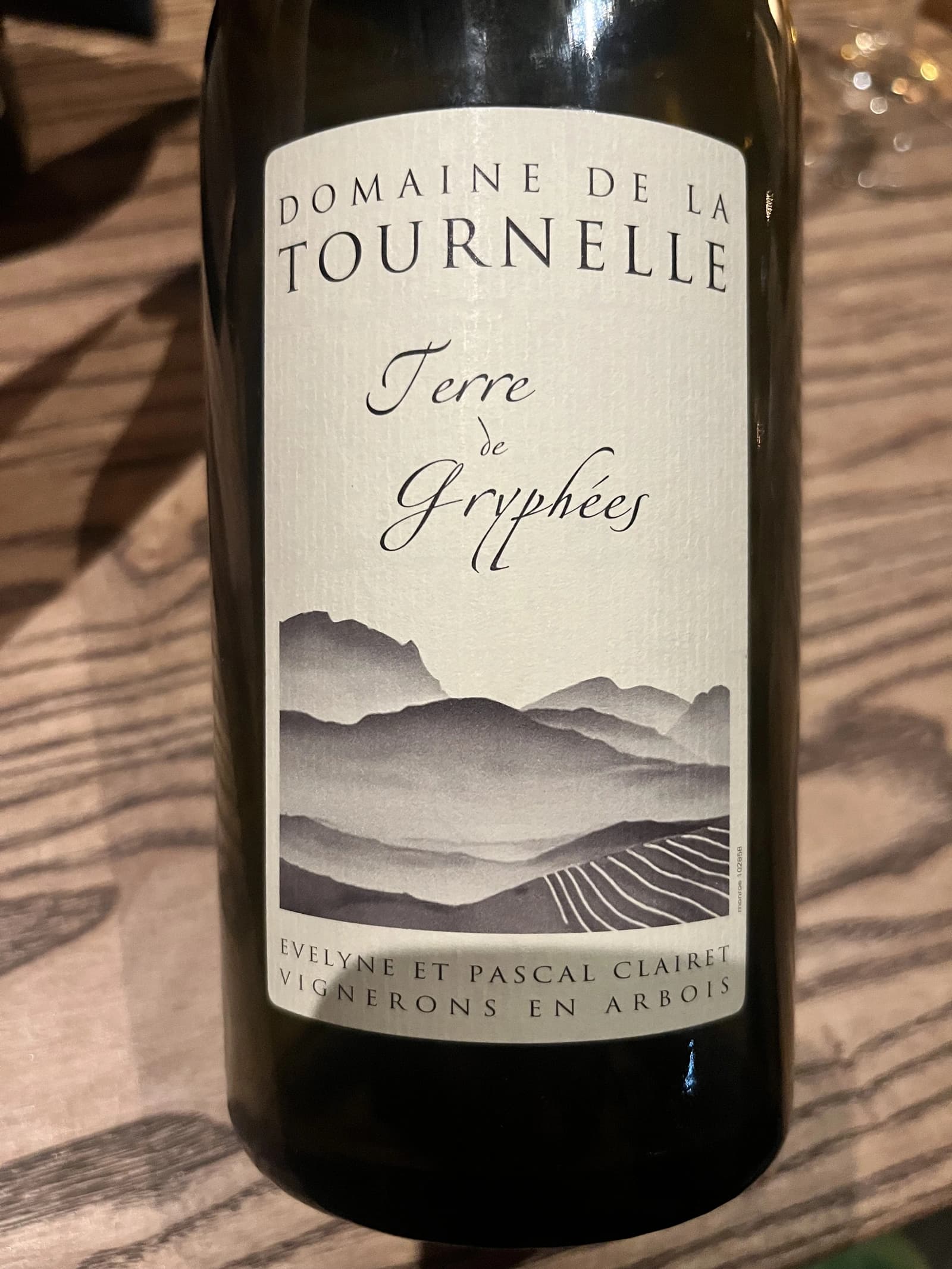 Domaine de la Tournelle Terre de Gryphées 2002