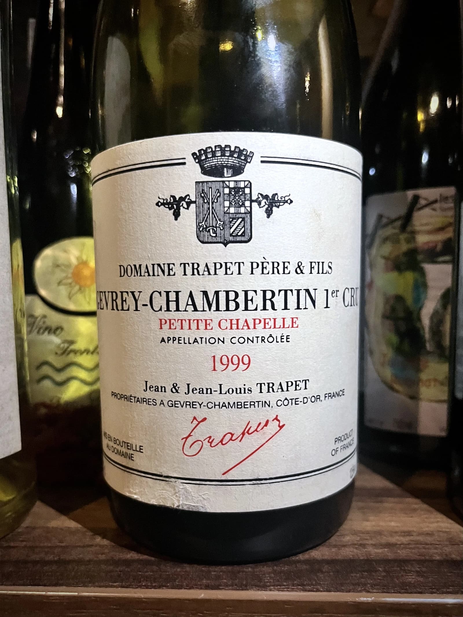 Domaine Trapet Père et Fils Gevrey-Chambertin 1er Cru Petite Chapelle 1999