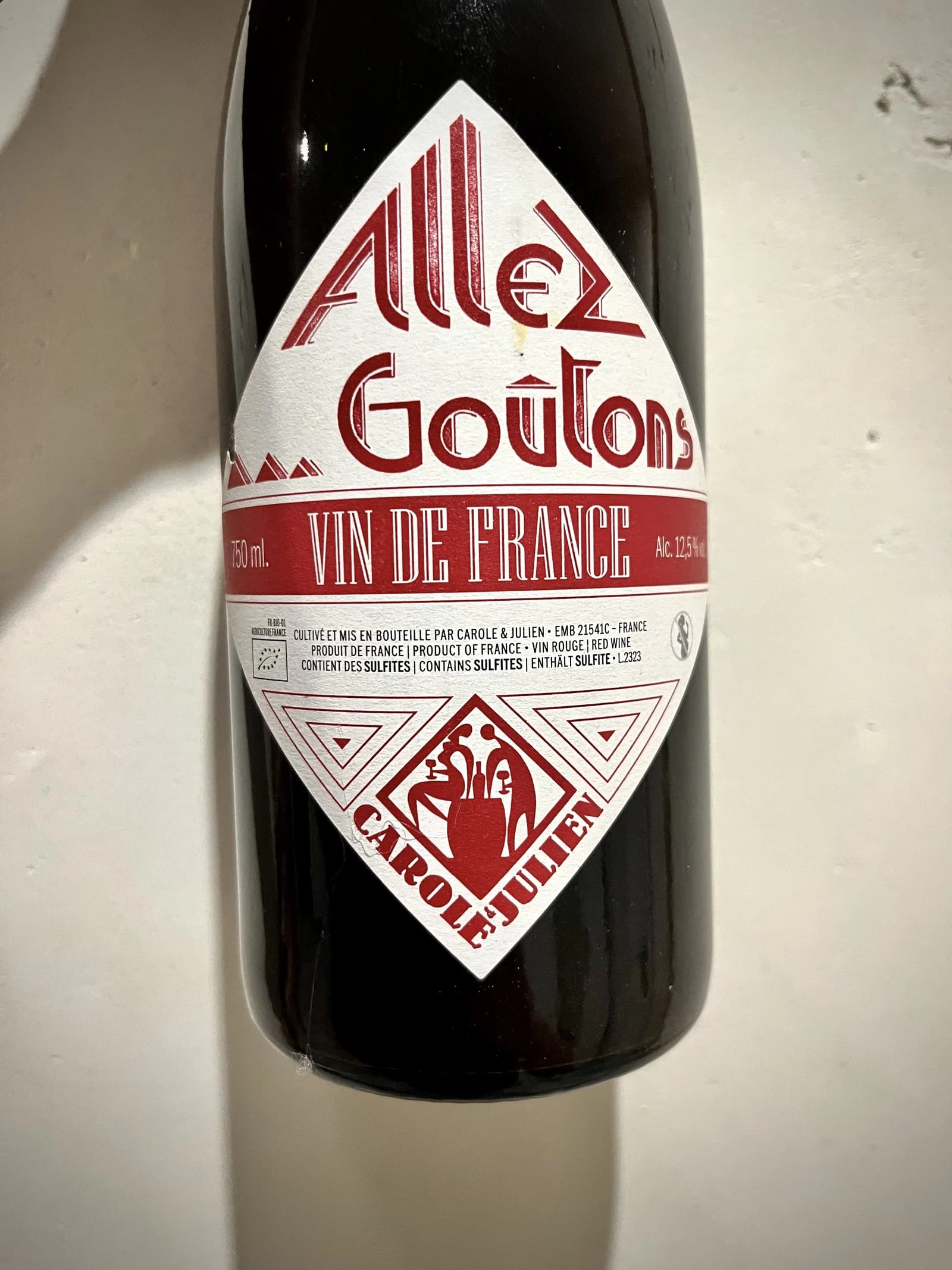 Domaine Derain Allez Goûtons Rouge 2023