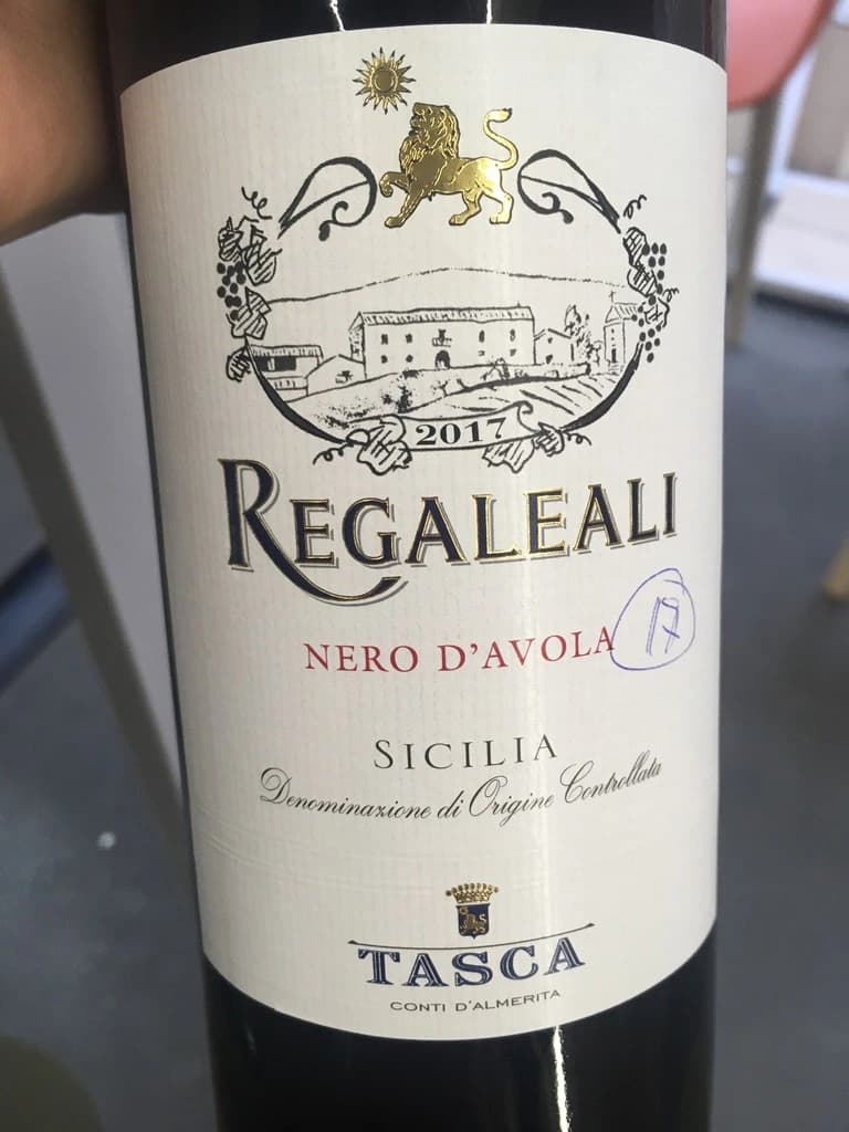 Tasca Tenuta Regaleali Nero d'Avola 2017