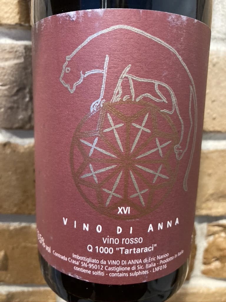 Vino di Anna Q1000 Tartaraci Rosso 2016