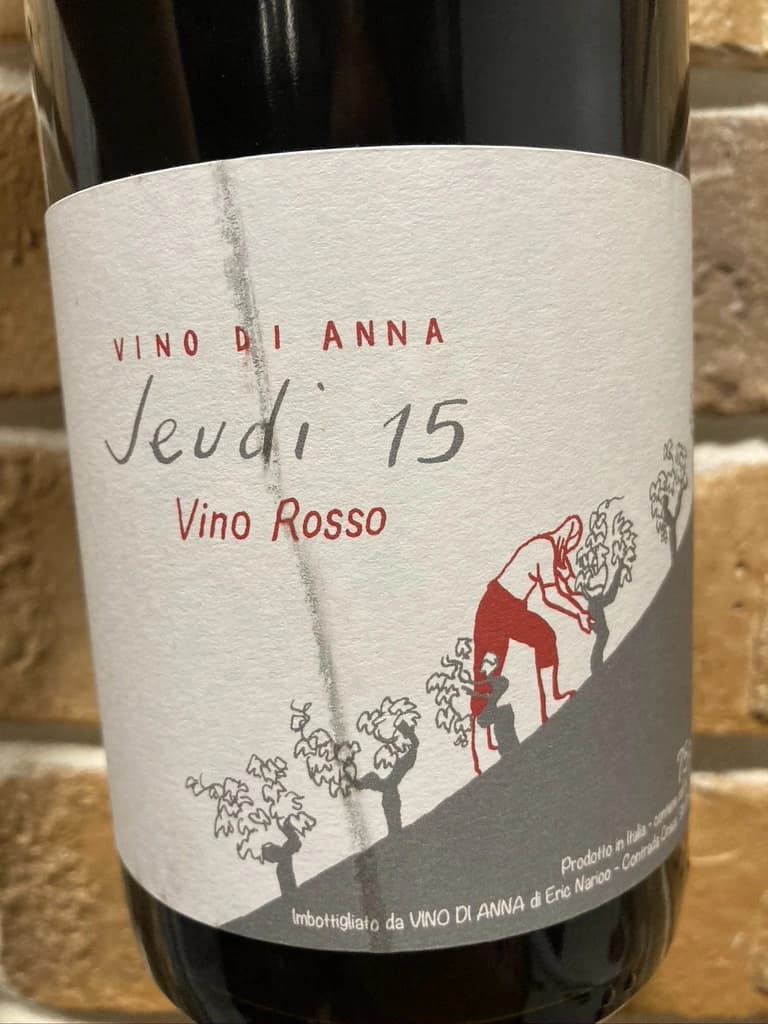 Vino di Anna Jeudi 15 Rosso 2017