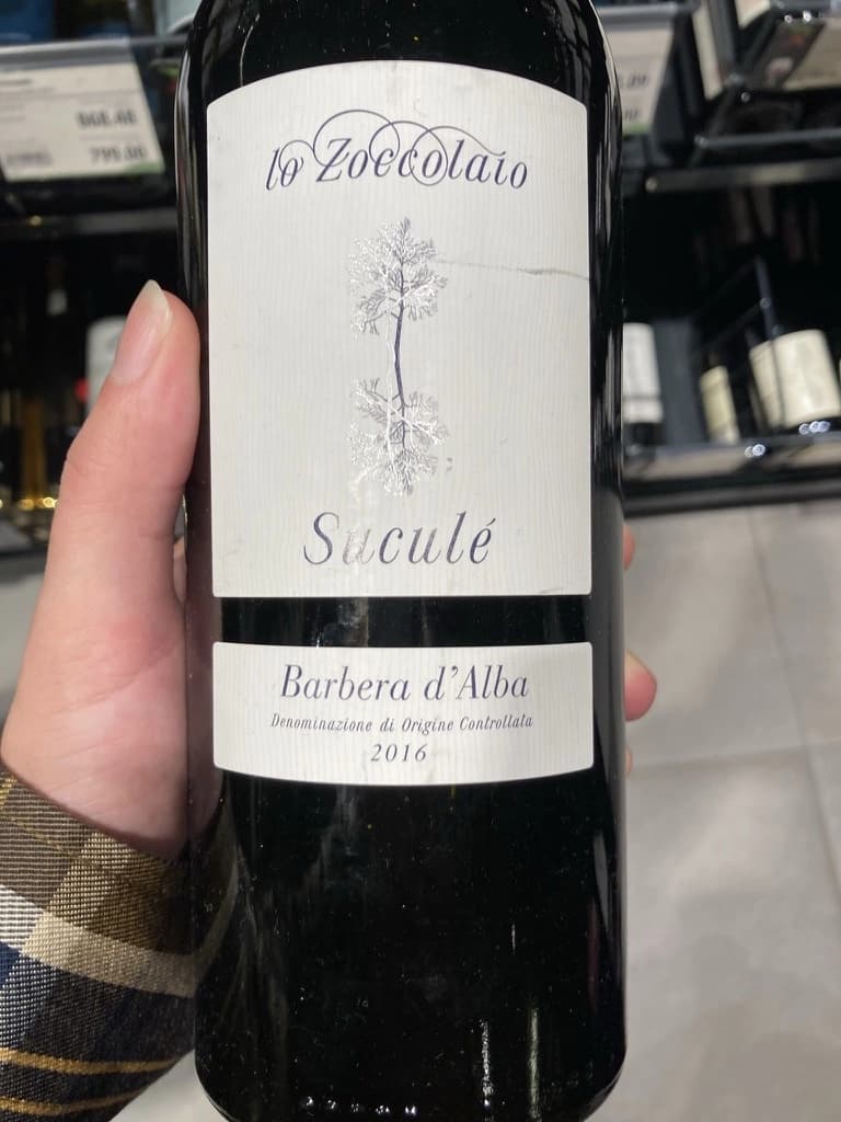 Lo Zoccolaio Barbera d'Alba Sucule 2016