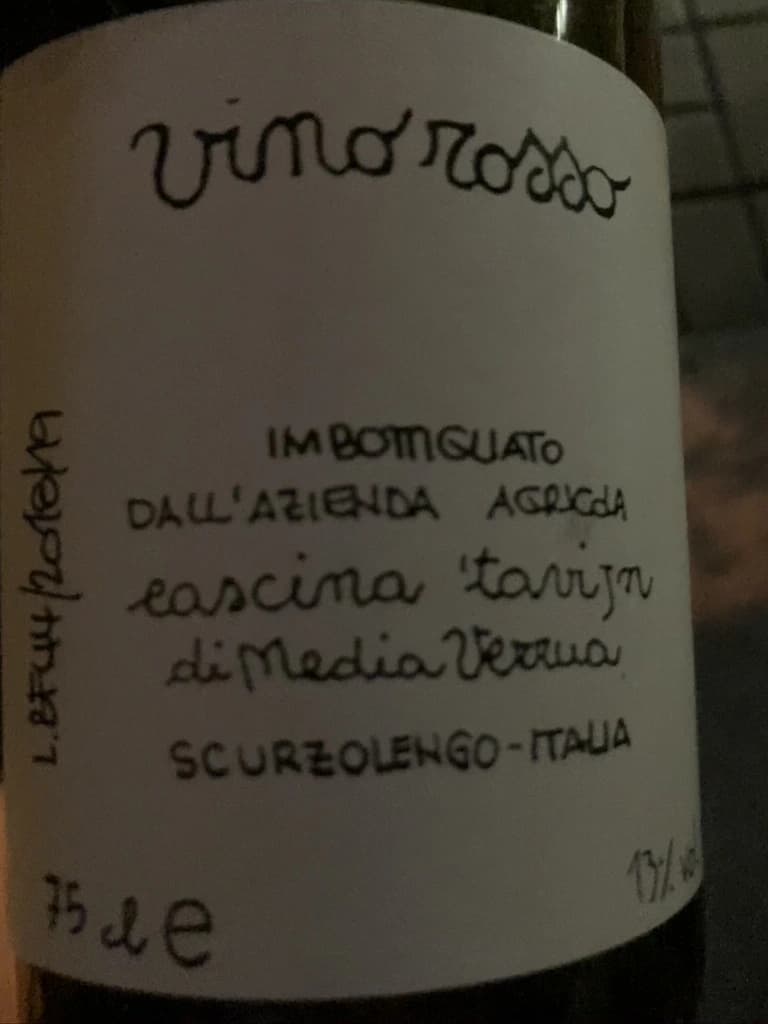 Cascina Tavijn Vino Rosso 2018