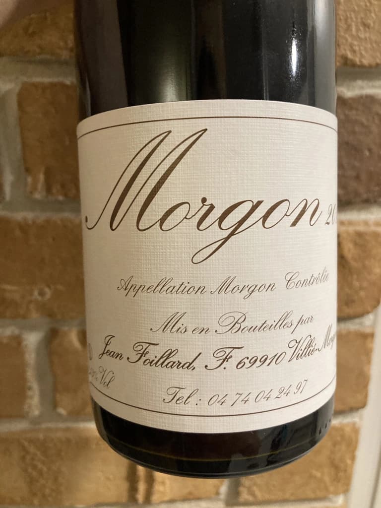 Jean Foillard Morgon Classique 2018