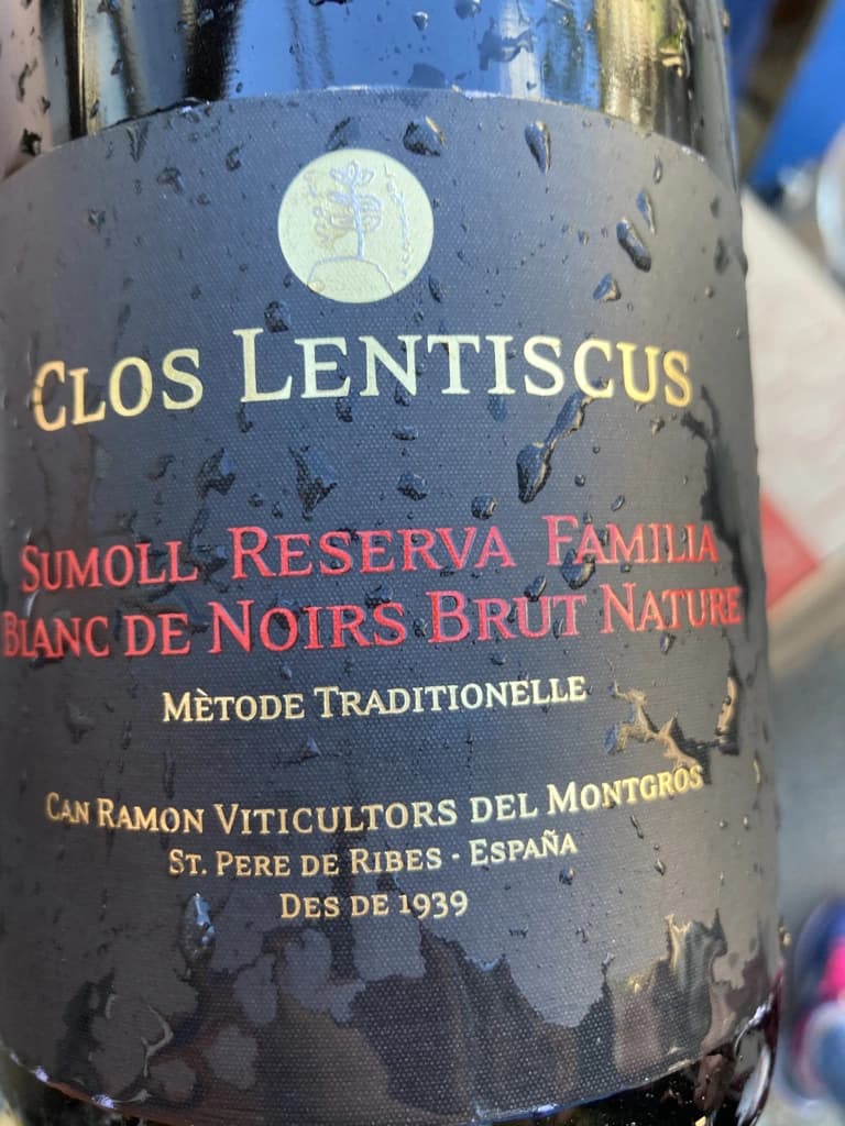 Clos Lentiscus Sumoll Reserva Familia Blanc de Noirs Brut Nature 2017