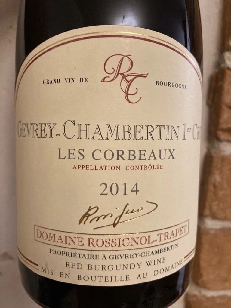 Domaine Rossignol-Trapet Gevrey-Chambertin 1er Cru Les Corbeaux 2014