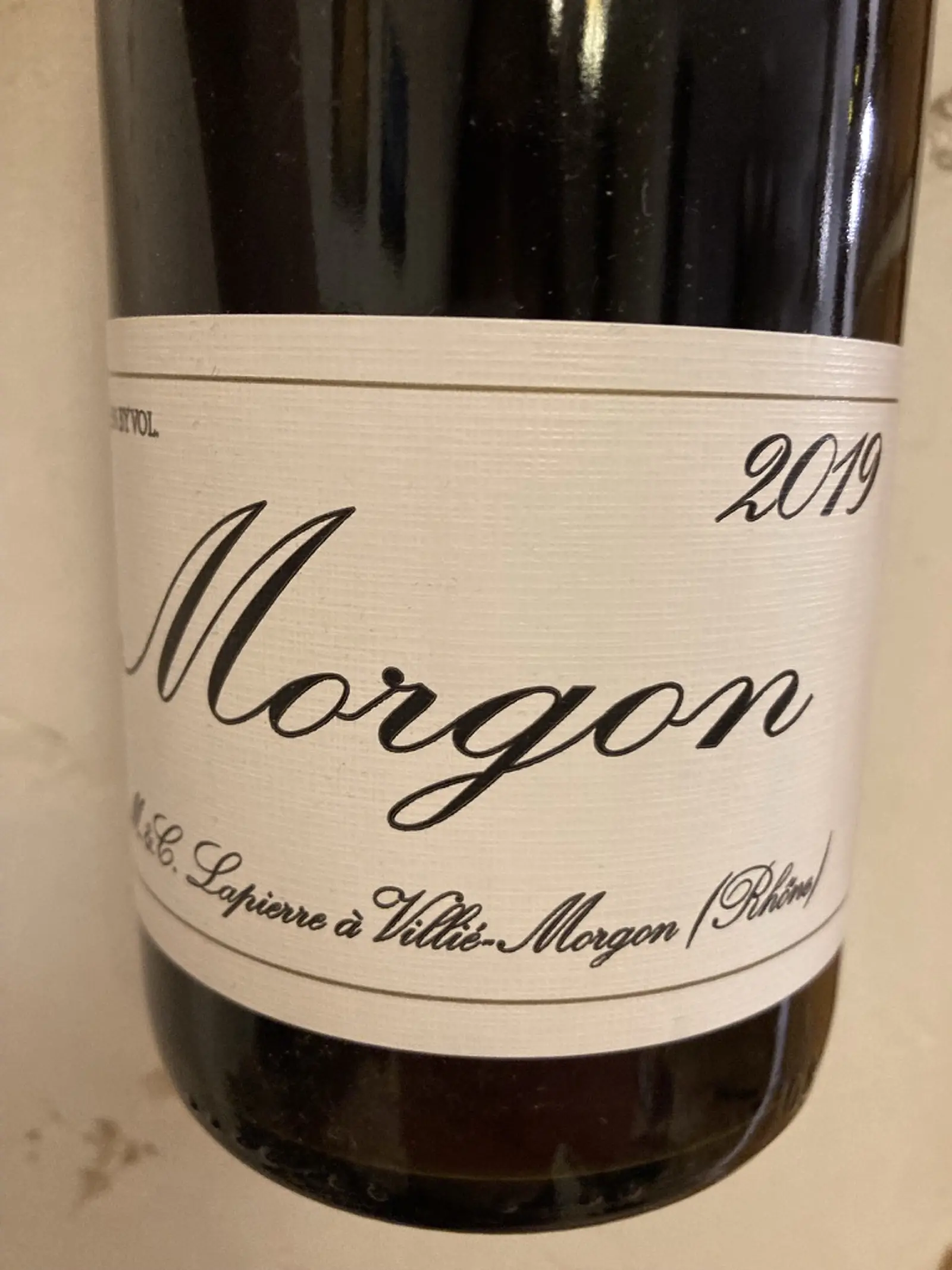 Marcel Lapierre Morgon 2019