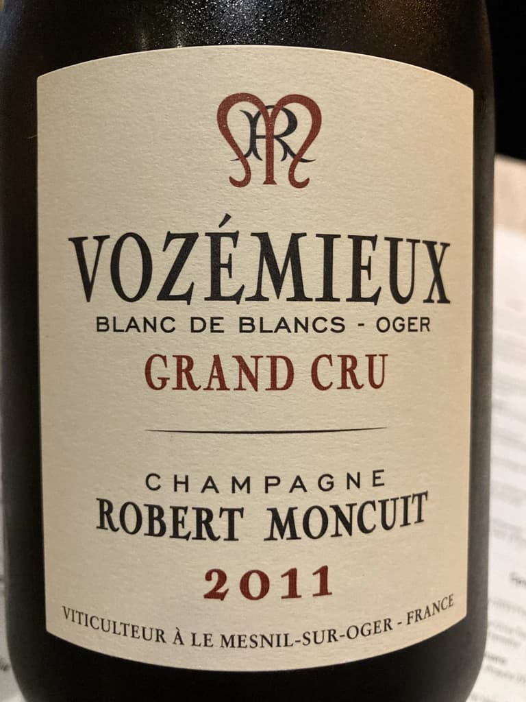 Robert Moncuit Vozémieux Blanc de Blancs Grand Cru 2011