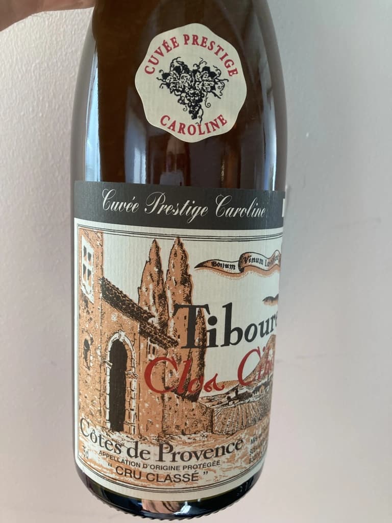 Clos Cibonne Cuvée Prestige Caroline Tibouren Rosé Cru Classé 2018
