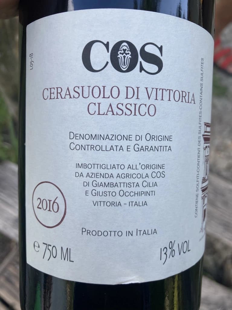 COS Cerasuolo di Vittoria Classico 2016