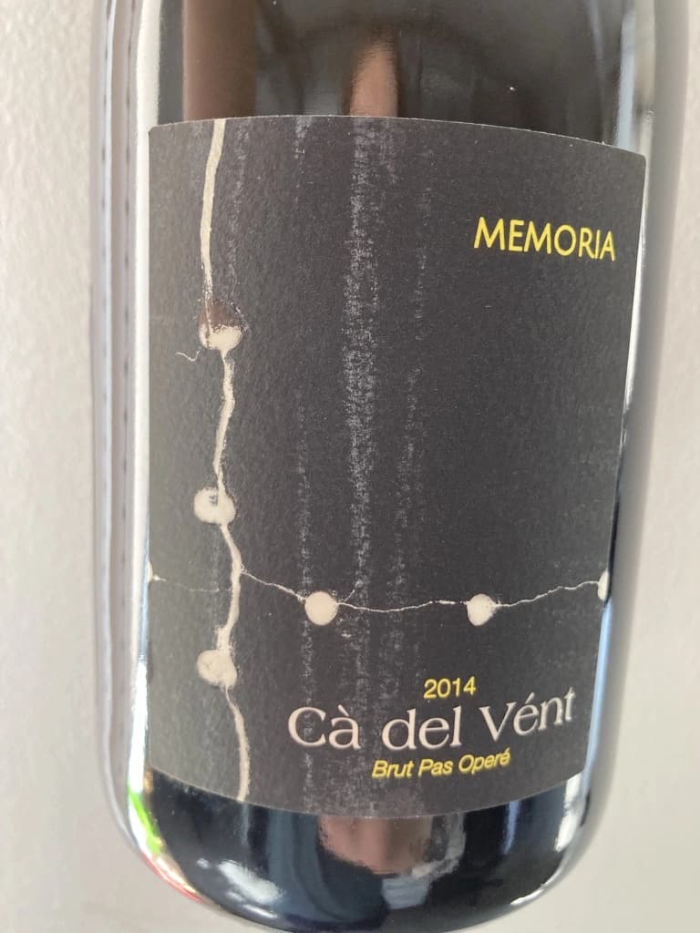 Cà del Vént Memoria Brut Pas Operé VSQ 2014