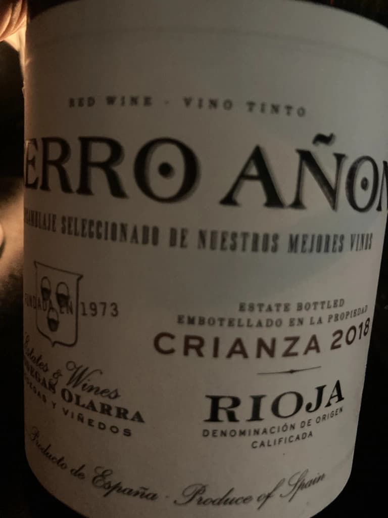 Bodegas Olarra Cerro Añon Crianza 2018