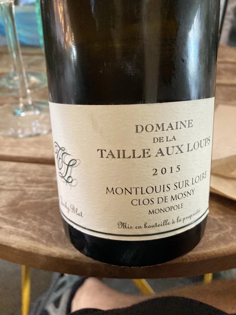 Domaine de la Taille Aux Loups Montlouis sur Loire Clos de Mosny Monopole 2015