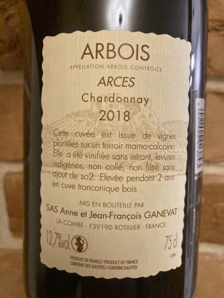 Anne et J.F. Ganevat Arces 2018