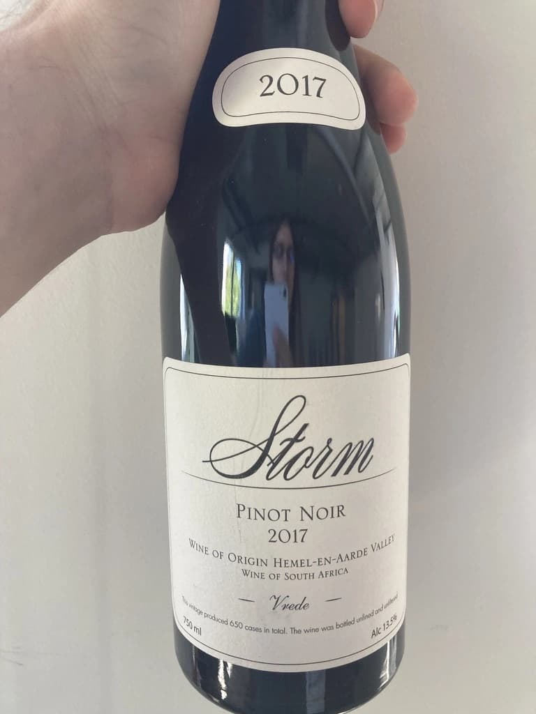 Storm Vrede Pinot Noir 2017