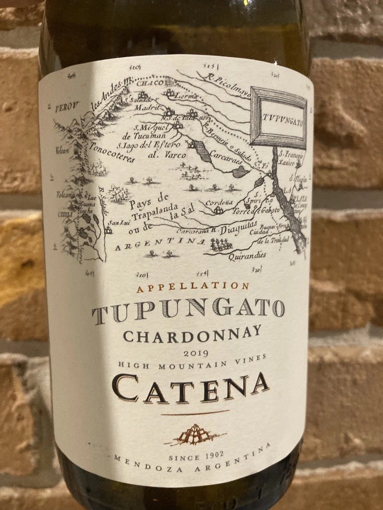 Bodega Catena Zapata Appellation Tupungato Chardonnay 2019