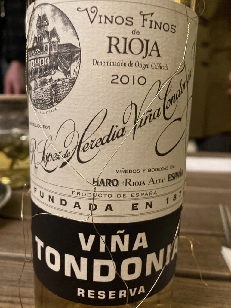 R. López de Heredia Viña Tondonia Blanco Reserva 2010