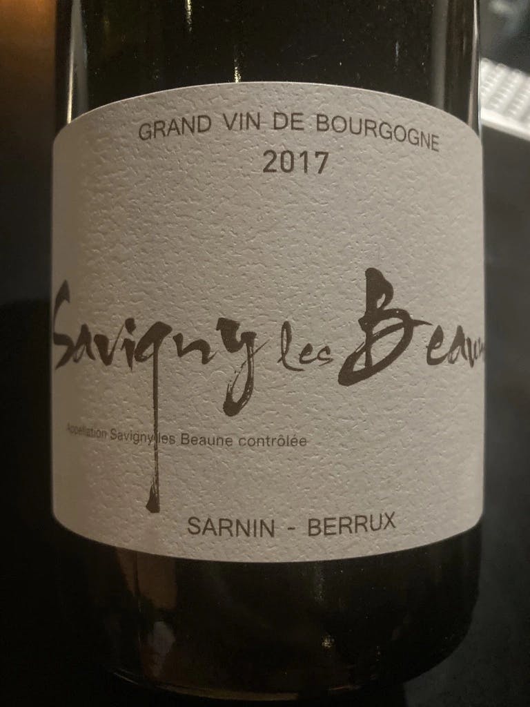 Sarnin-Berrux Savigny-les-Beaune 2017