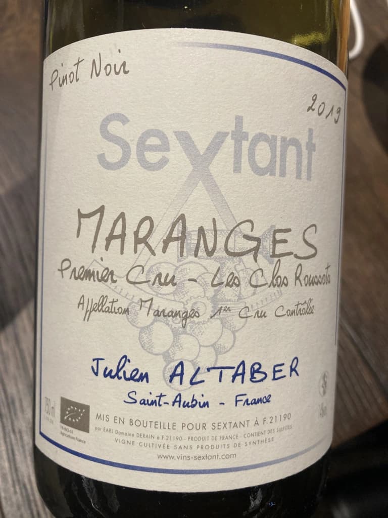 Sextant Maranges 1er Cru Les Clos Roussots 2019