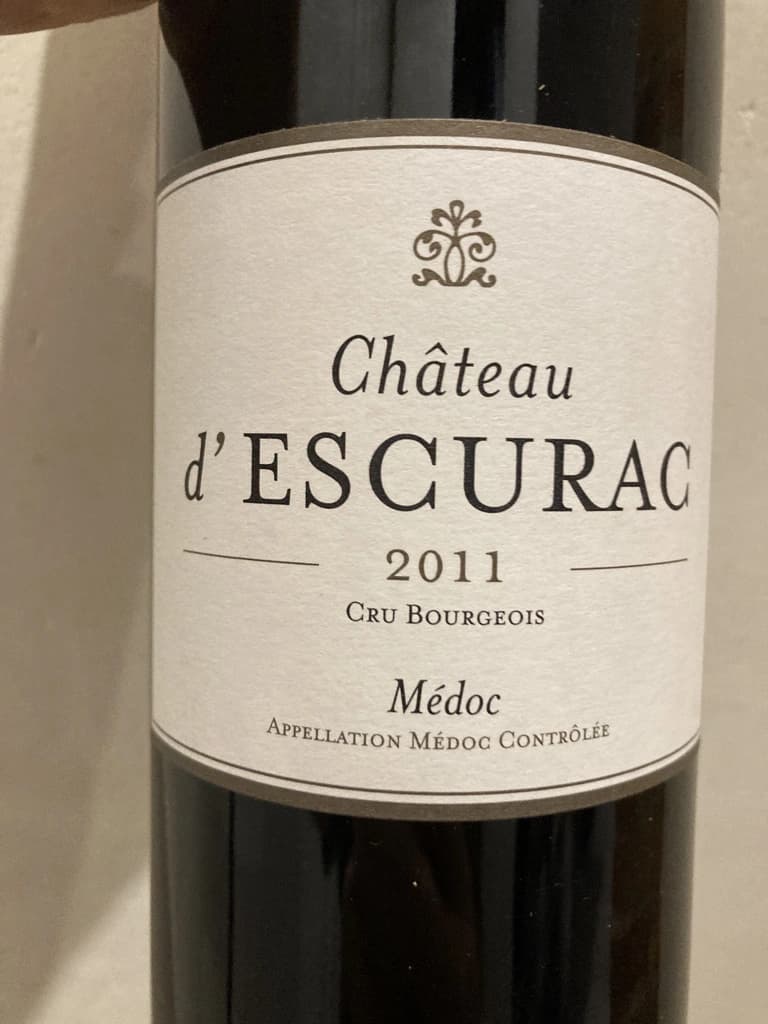 Chateau d'Escurac Médoc Cru Bourgeois 2011