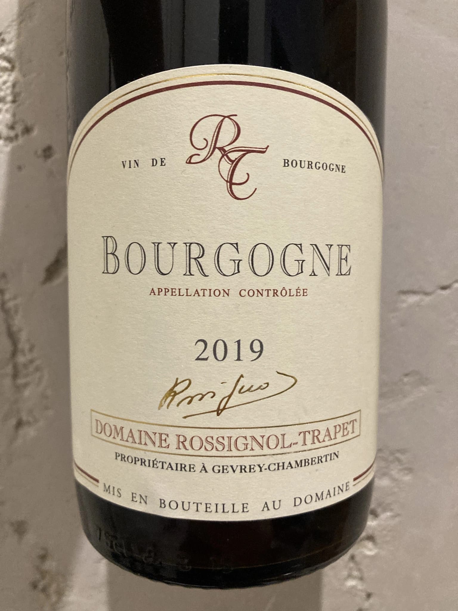 Domaine Rossignol-Trapet Bourgogne 2019