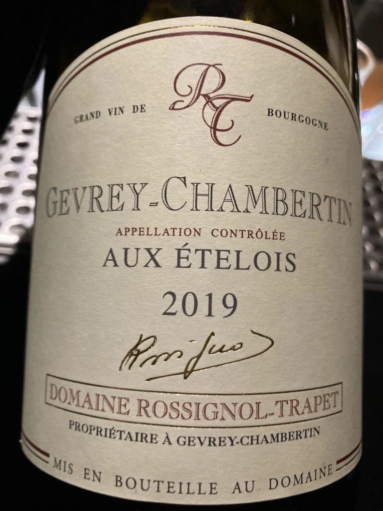 Domaine Rossignol-Trapet Gevrey-Chambertin Aux Ételois 2019